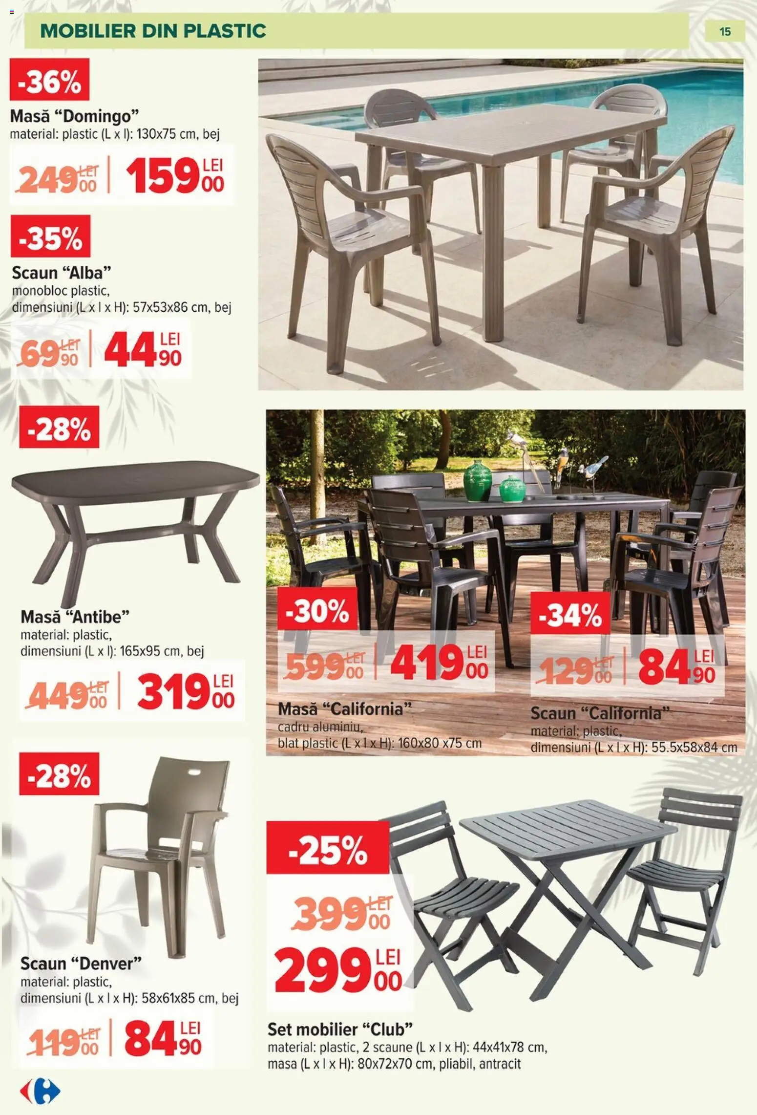 Catalog Carrefour 11 Martie - 11 Mai 2026 | Pagina 15 | Produse: Masă, Scaun