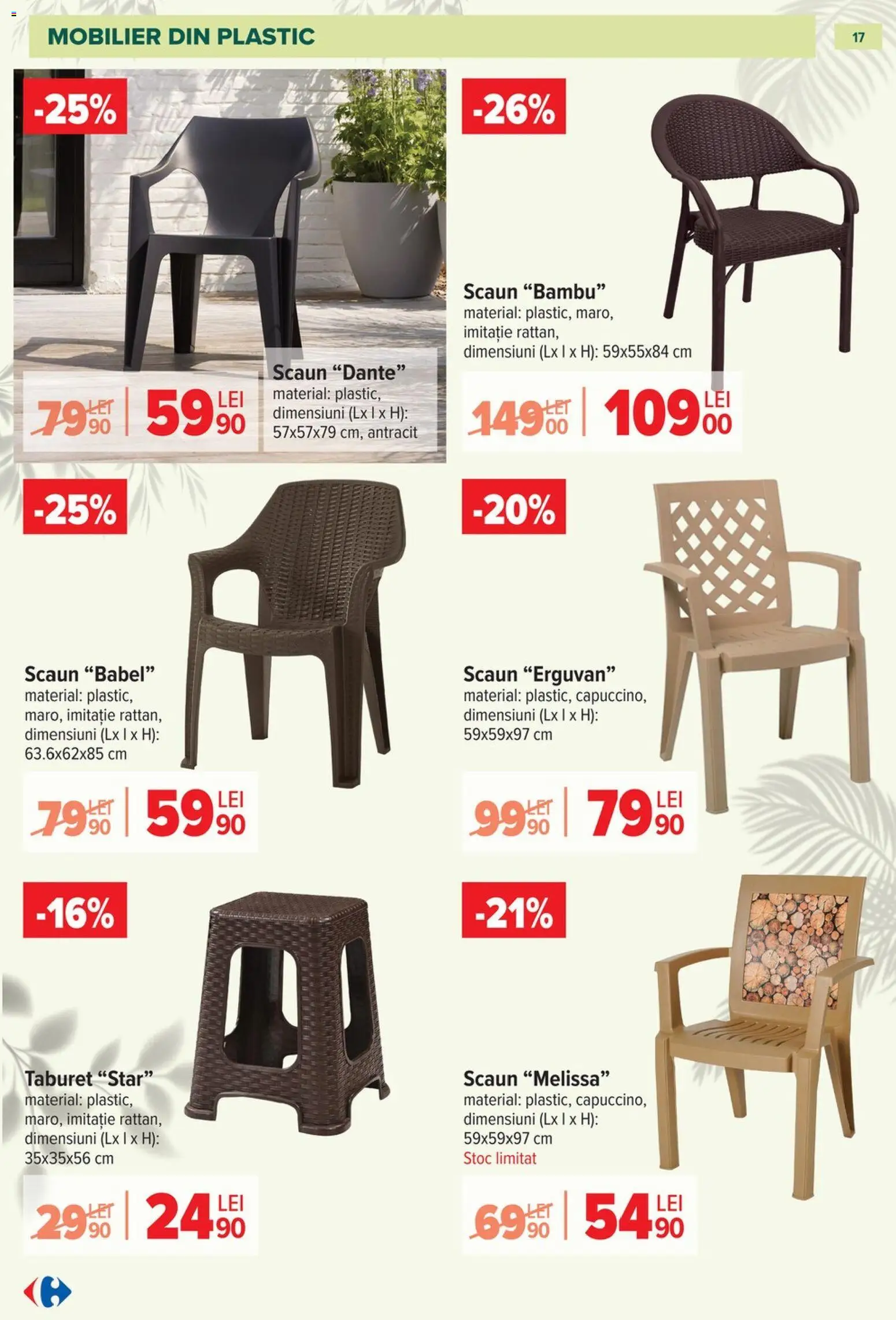 Catalog Carrefour 11 Martie - 11 Mai 2026 | Pagina 17 | Produse: Scaun, Taburet