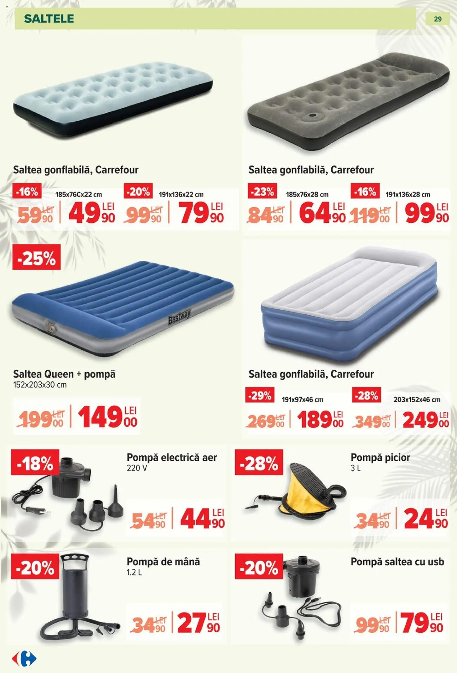 Catalog Carrefour 11 Martie - 11 Mai 2026 | Pagina 29 | Produse: Usb, Saltea