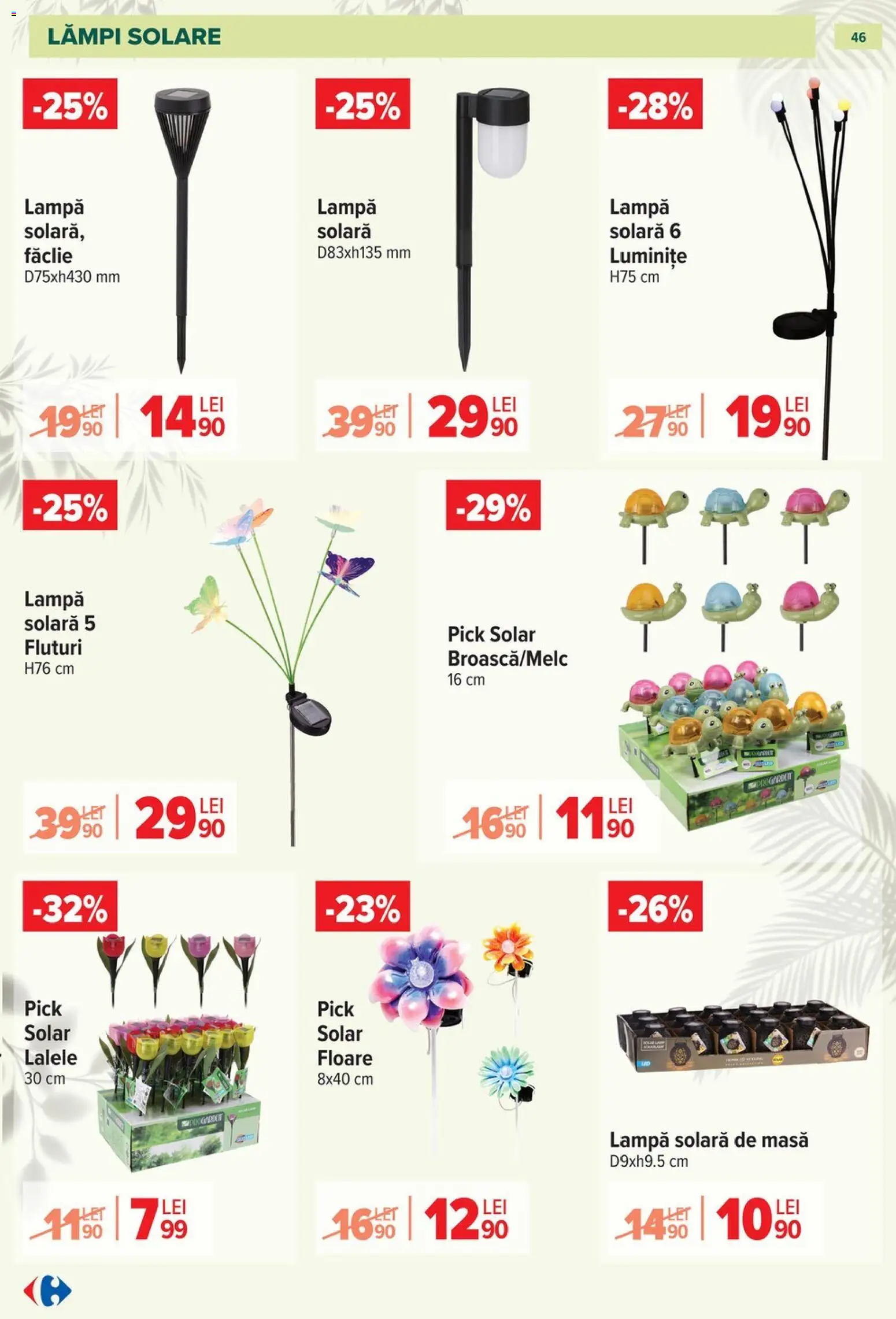 Catalog Carrefour 11 Martie - 11 Mai 2026 | Pagina 46 | Produse: Masă, Lampă