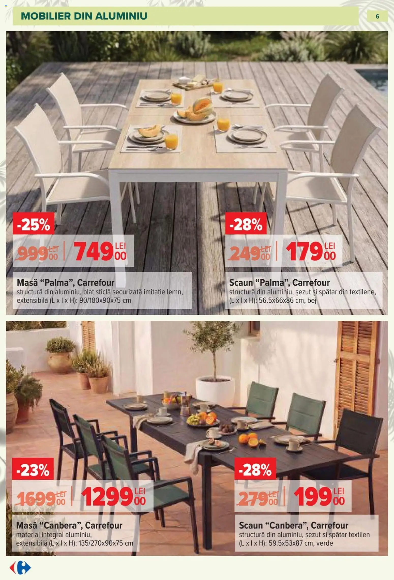 Catalog Carrefour 11 Martie - 11 Mai 2026 | Pagina 6 | Produse: Masă, Scaun