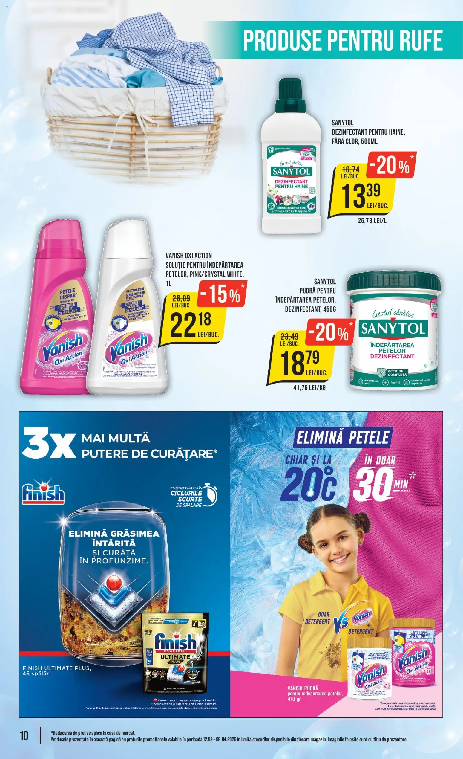 Catalog Mega Image 12 Martie - 7 Aprilie 2026 | Pagina 10 | Produse: Pudră, Detergent, Haine, Çelik Mama ve Su Kabı