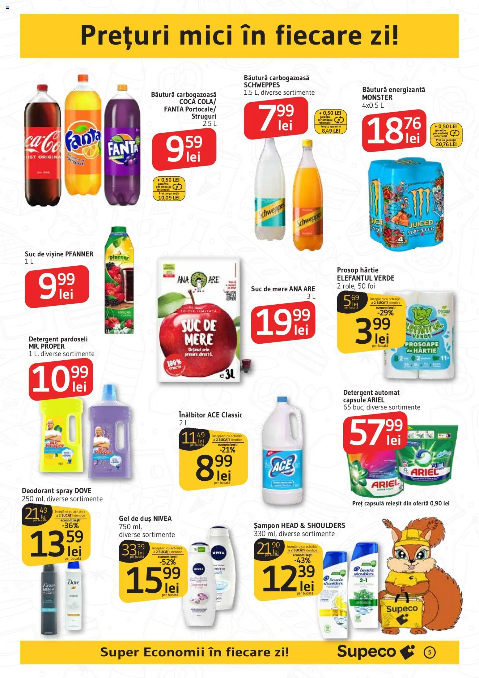 Catalog Supeco 12 - 17 Martie 2026 | Pagina 5 | Produse: Kedi Ödül Oyuncakları, Duș, Mici, Deodorant
