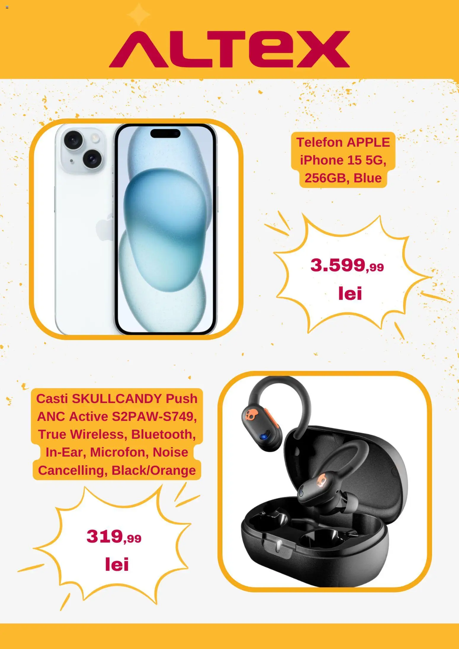 Catalog Altex 12 - 17 Martie 2026 | Pagina 2 | Produse: Telefon, Căști, Apple