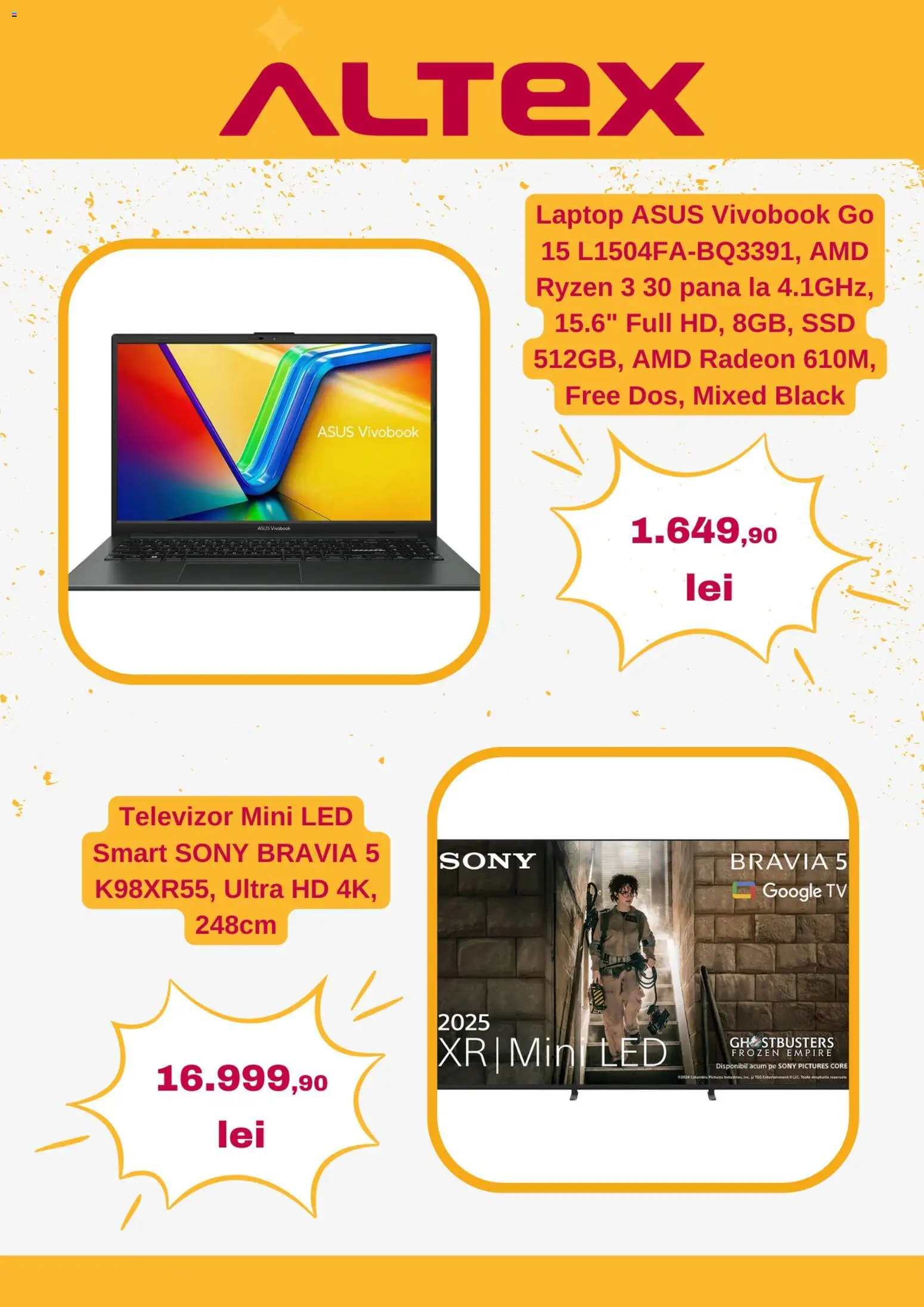 Catalog Altex 12 - 17 Martie 2026 | Pagina 3 | Produse: Laptop, Televizor, Babak