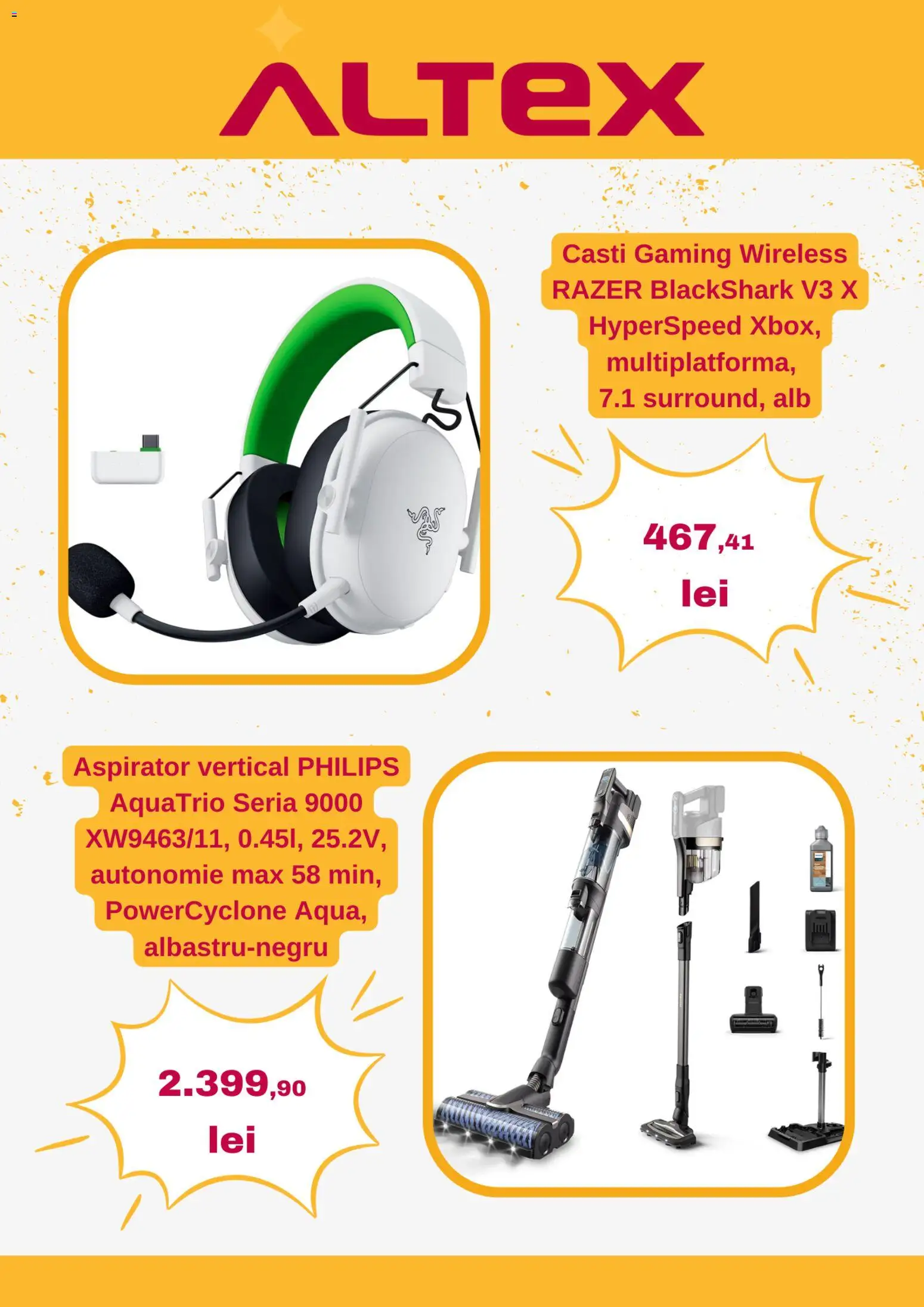 Catalog Altex 12 - 17 Martie 2026 | Pagina 4 | Produse: Enginar, Căști, Aspirator