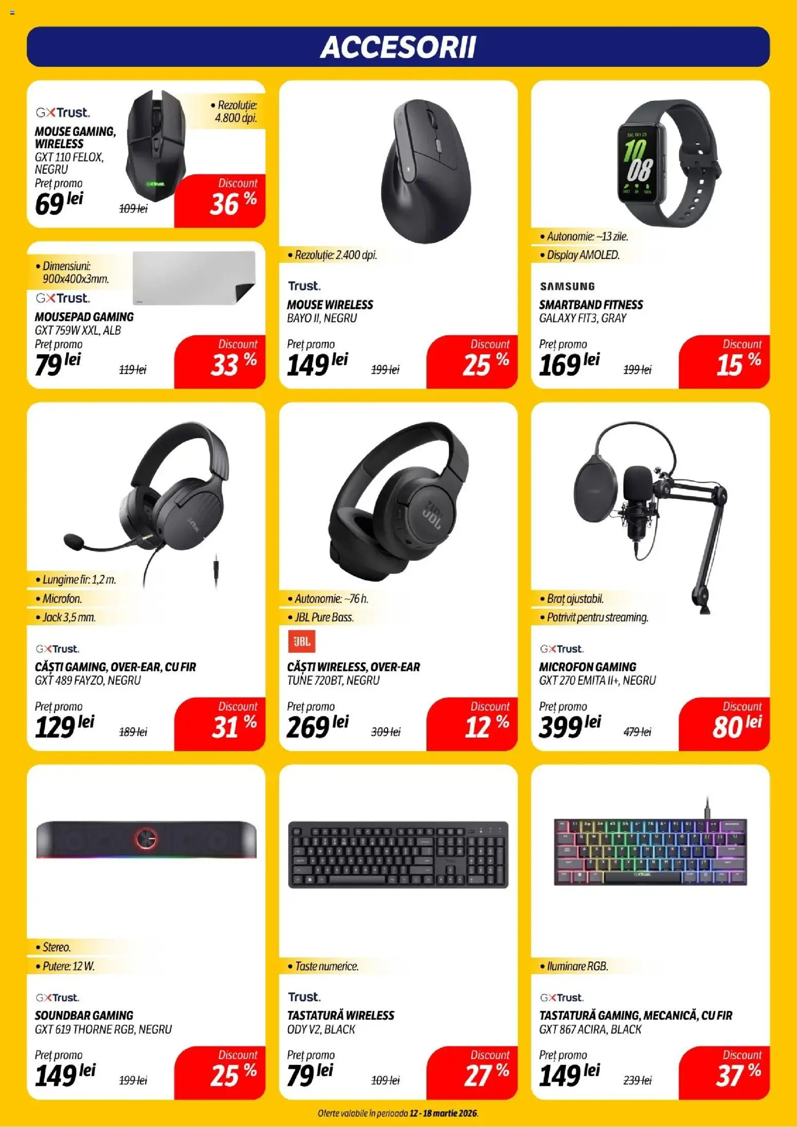 Catalog Flanco 12 - 17 Martie 2026 | Pagina 16 | Produse: Mouse, Tastatură, Căști, Microfon