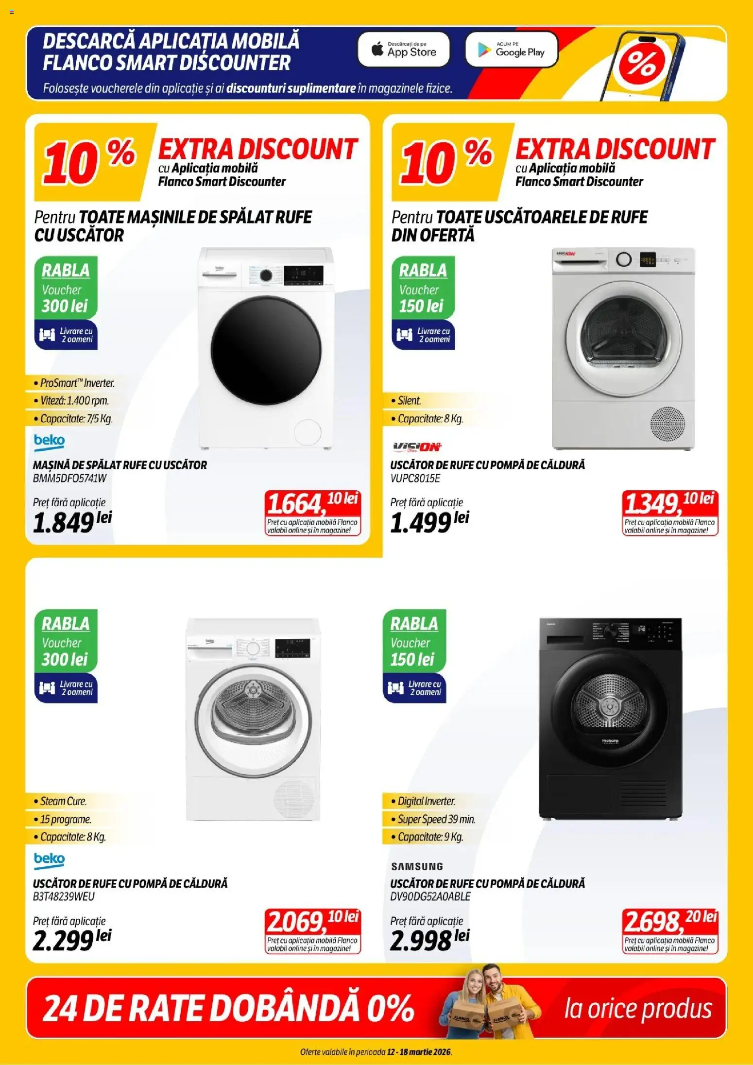 Catalog Flanco 12 - 17 Martie 2026 | Pagina 3 | Produse: Mașină De Spălat, Uscător