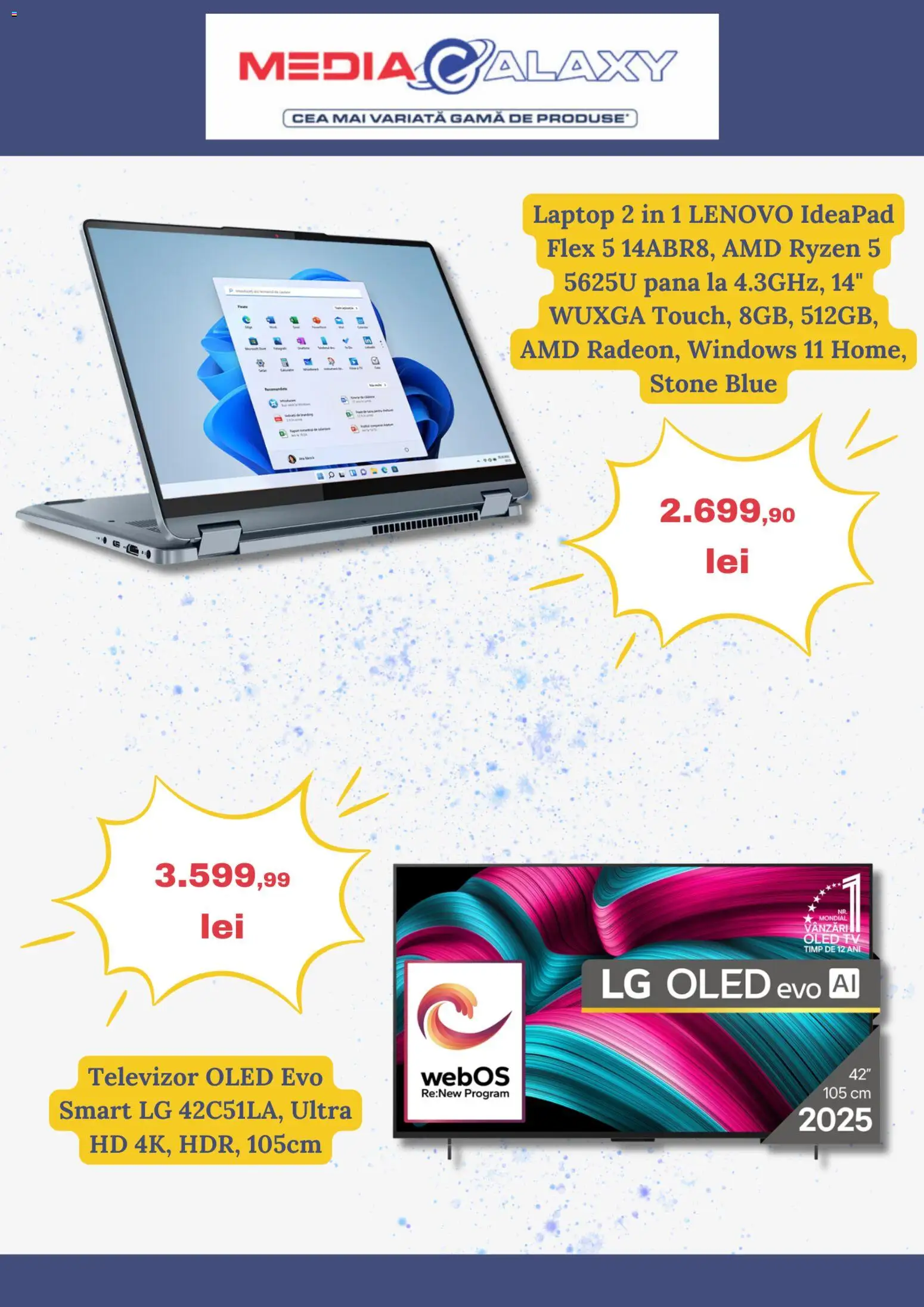 Catalog Media Galaxy 12 - 17 Martie 2026 | Pagina 3 | Produse: Laptop, Televizor