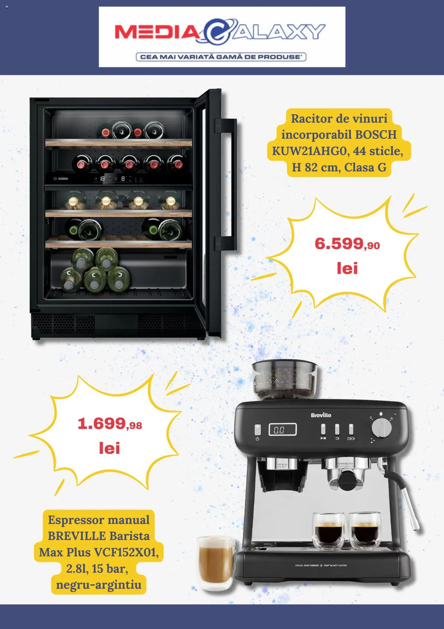 Catalog Media Galaxy 12 - 17 Martie 2026 | Pagina 4 | Produse: Espressor, Răcitor de vinuri