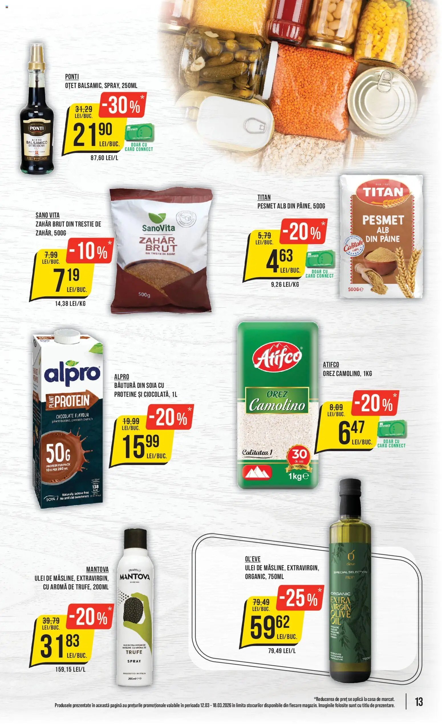 Catalog Mega Image 12 - 17 Martie 2026 | Pagina 13 | Produse: Masaüstü kılıfı, Măsline, Ulei, Pâine