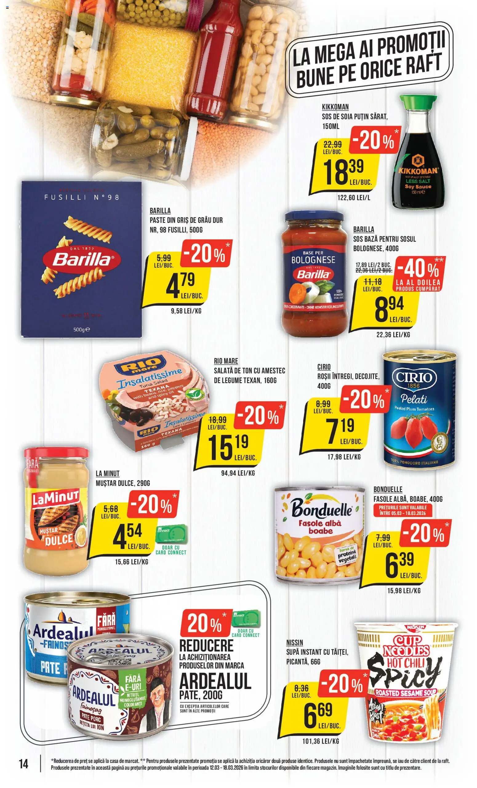 Catalog Mega Image 12 - 17 Martie 2026 | Pagina 14 | Produse: Raft, Pate, Roșii, Legume