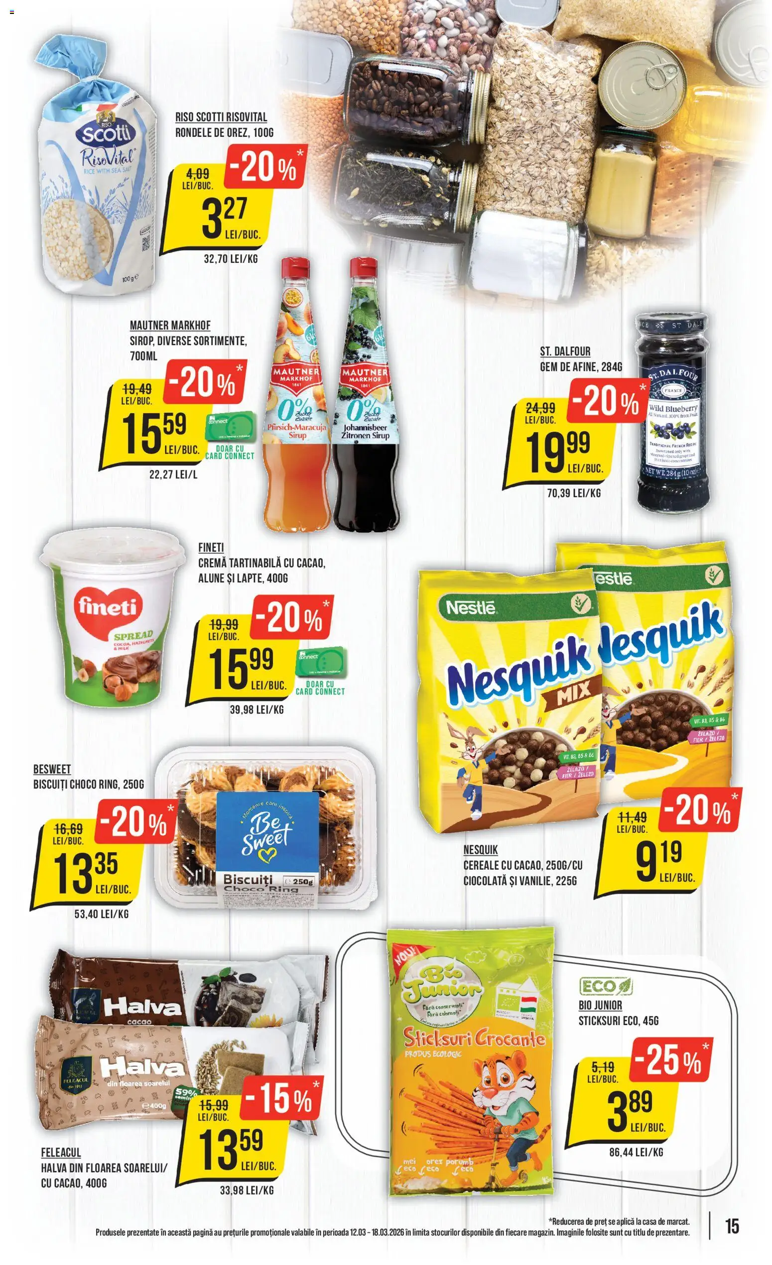 Catalog Mega Image 12 - 17 Martie 2026 | Pagina 15 | Produse: Cremă, Ciocolată, Cacao, Bant