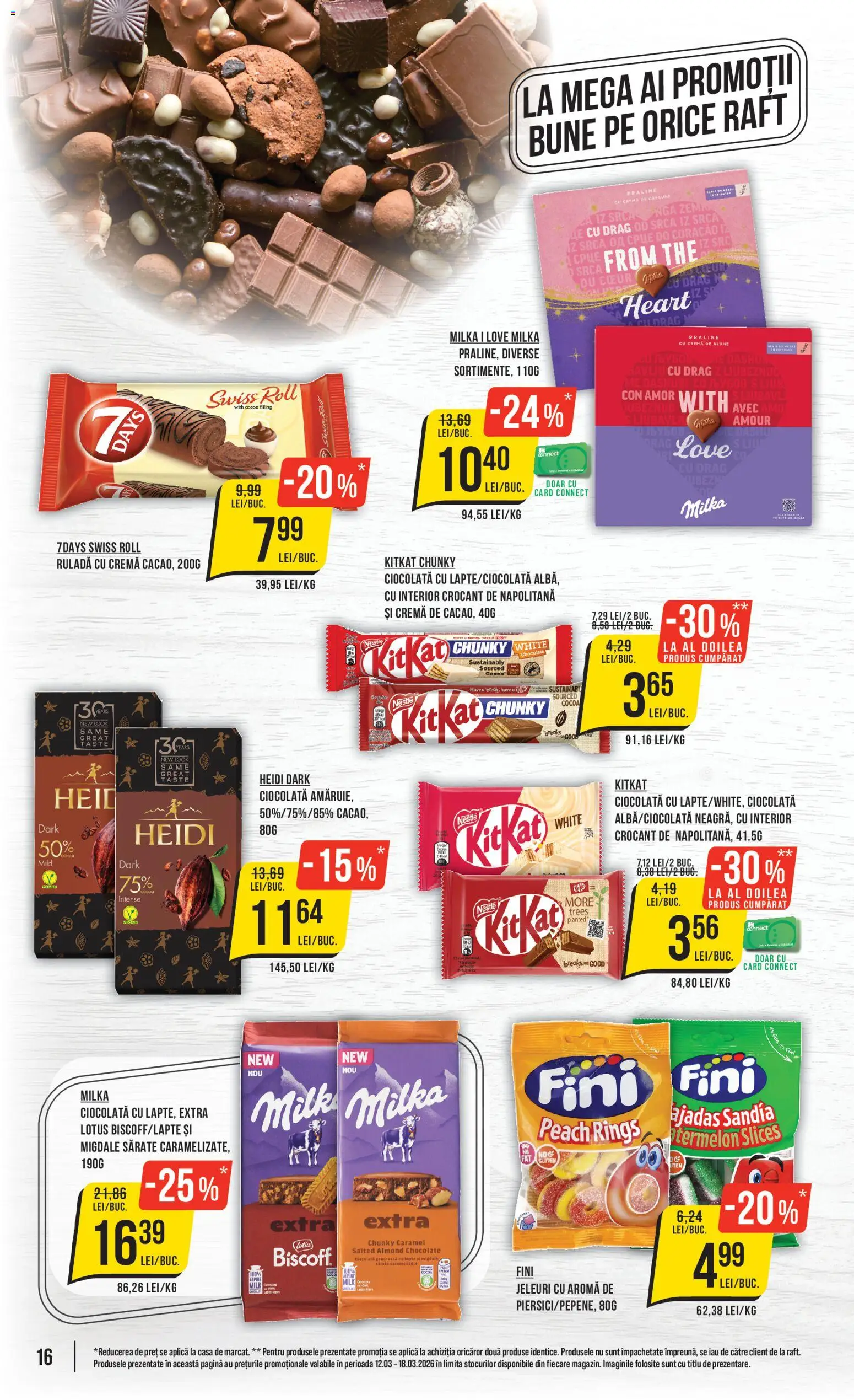 Catalog Mega Image 12 - 17 Martie 2026 | Pagina 16 | Produse: Raft, Praline, Ciocolată, Jeleuri