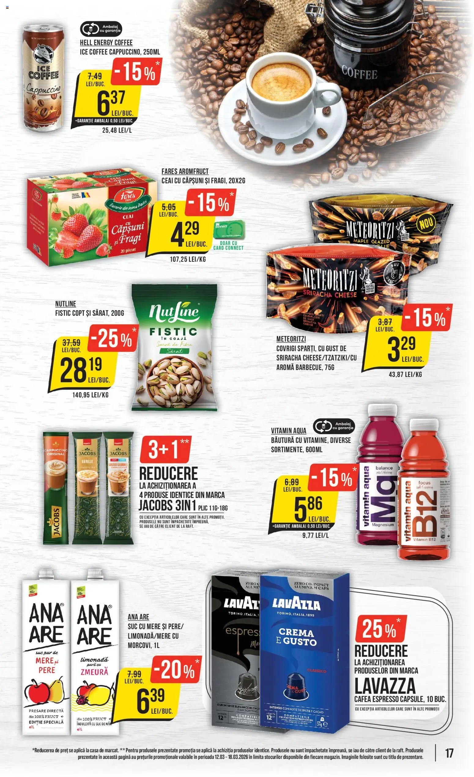 Catalog Mega Image 12 - 17 Martie 2026 | Pagina 17 | Produse: Sıcak su torbası, Köpek çiti, Cafea, Ceai