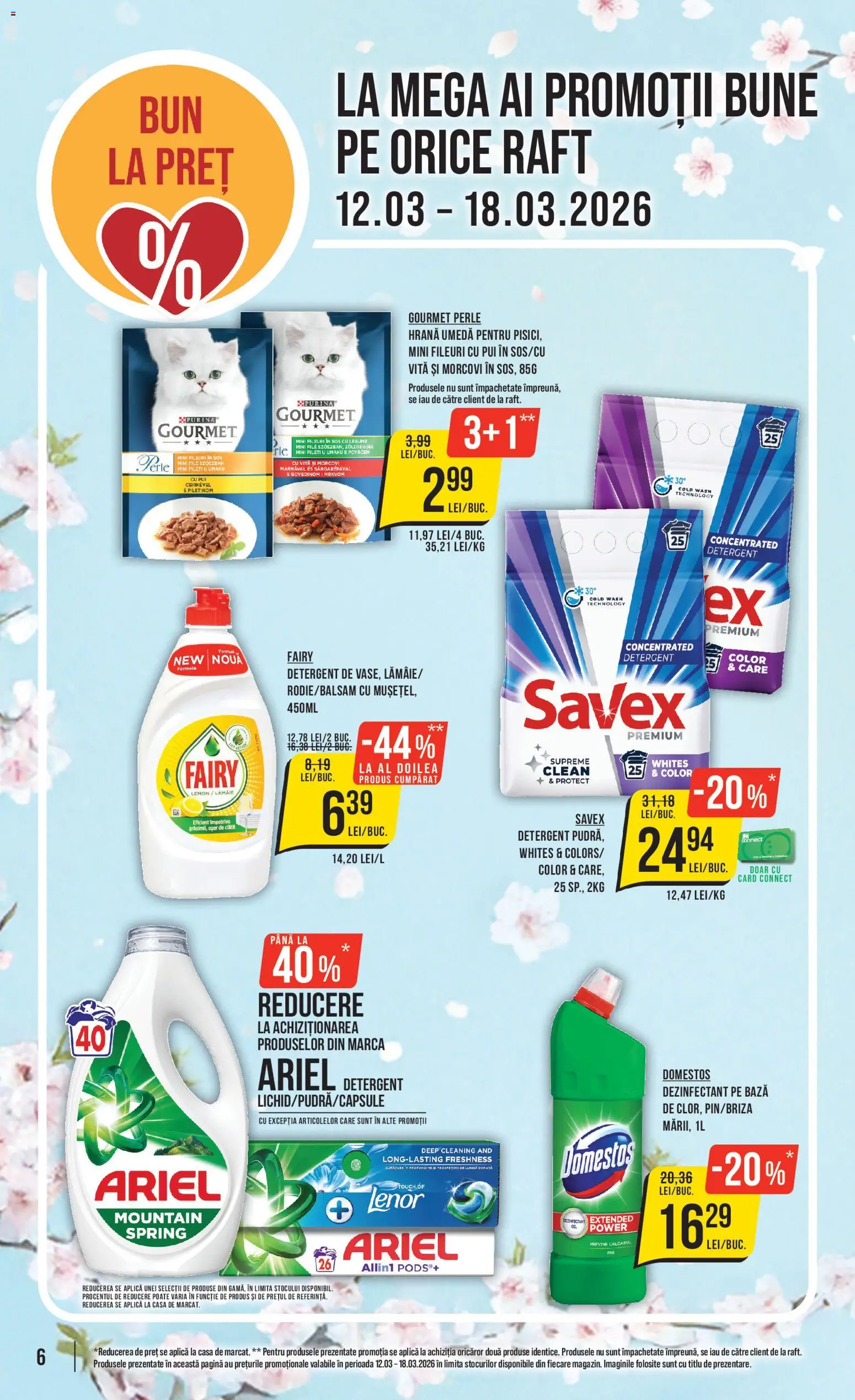 Catalog Mega Image 12 - 17 Martie 2026 | Pagina 6 | Produse: Akrilik boya, Hacıyatmaz Kedi Oyuncağı, Legume, Sos