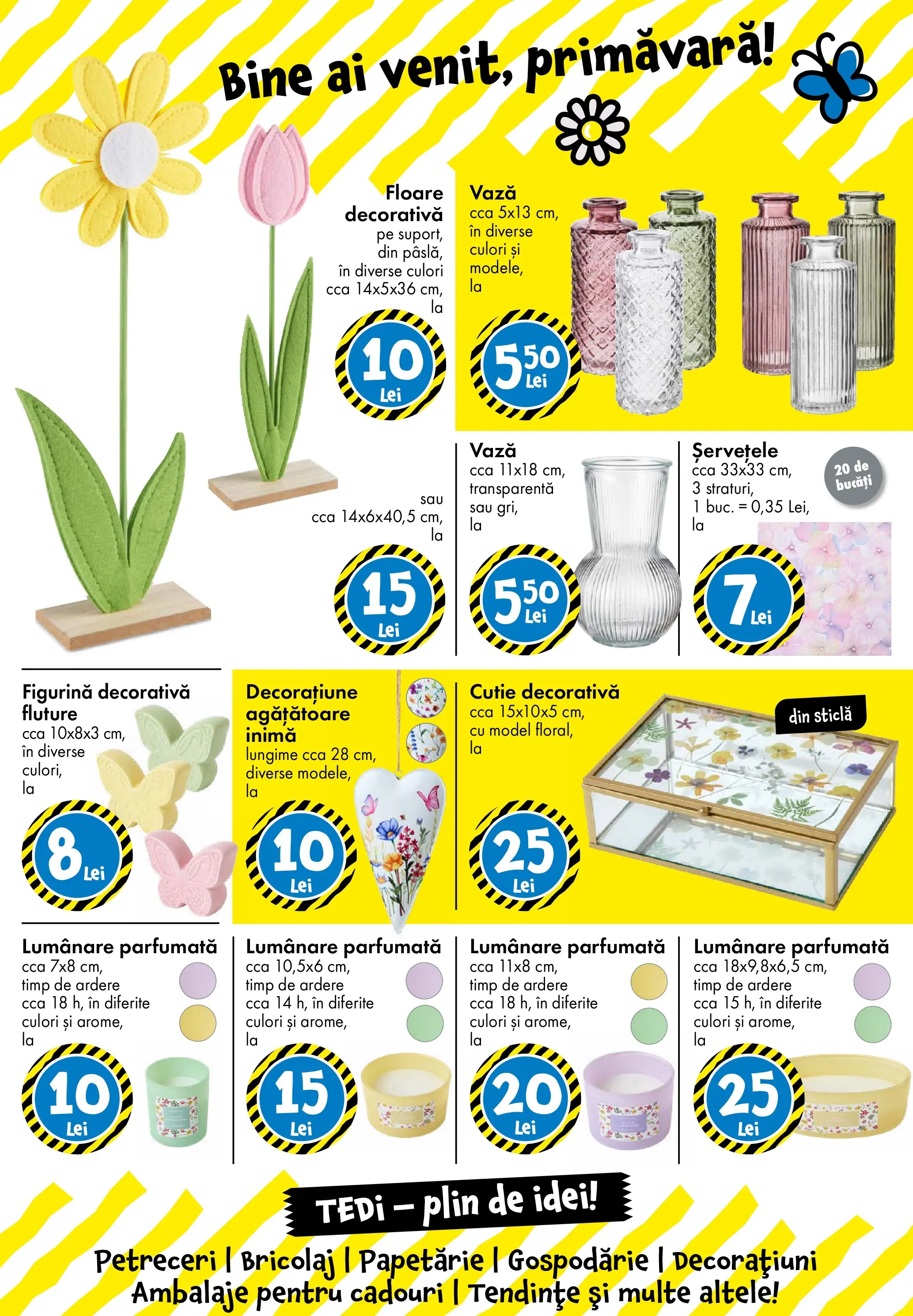 Catalog TEDi 13 - 21 Martie 2026 | Pagina 23 | Produse: Cutie, Vază, Lumânare