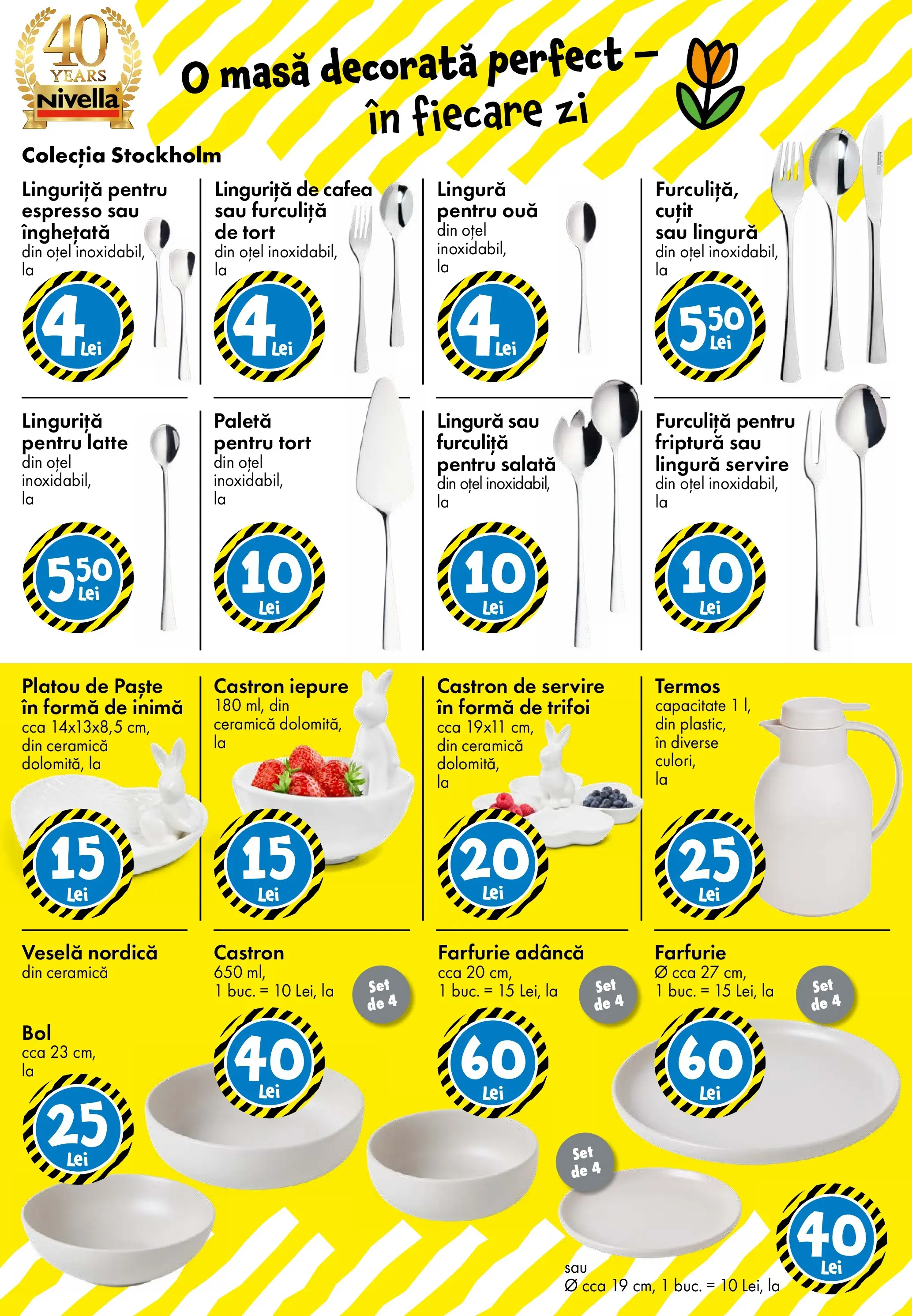 Catalog TEDi 13 - 21 Martie 2026 | Pagina 6 | Produse: Masă, Cuțit, Tort, Farfurie