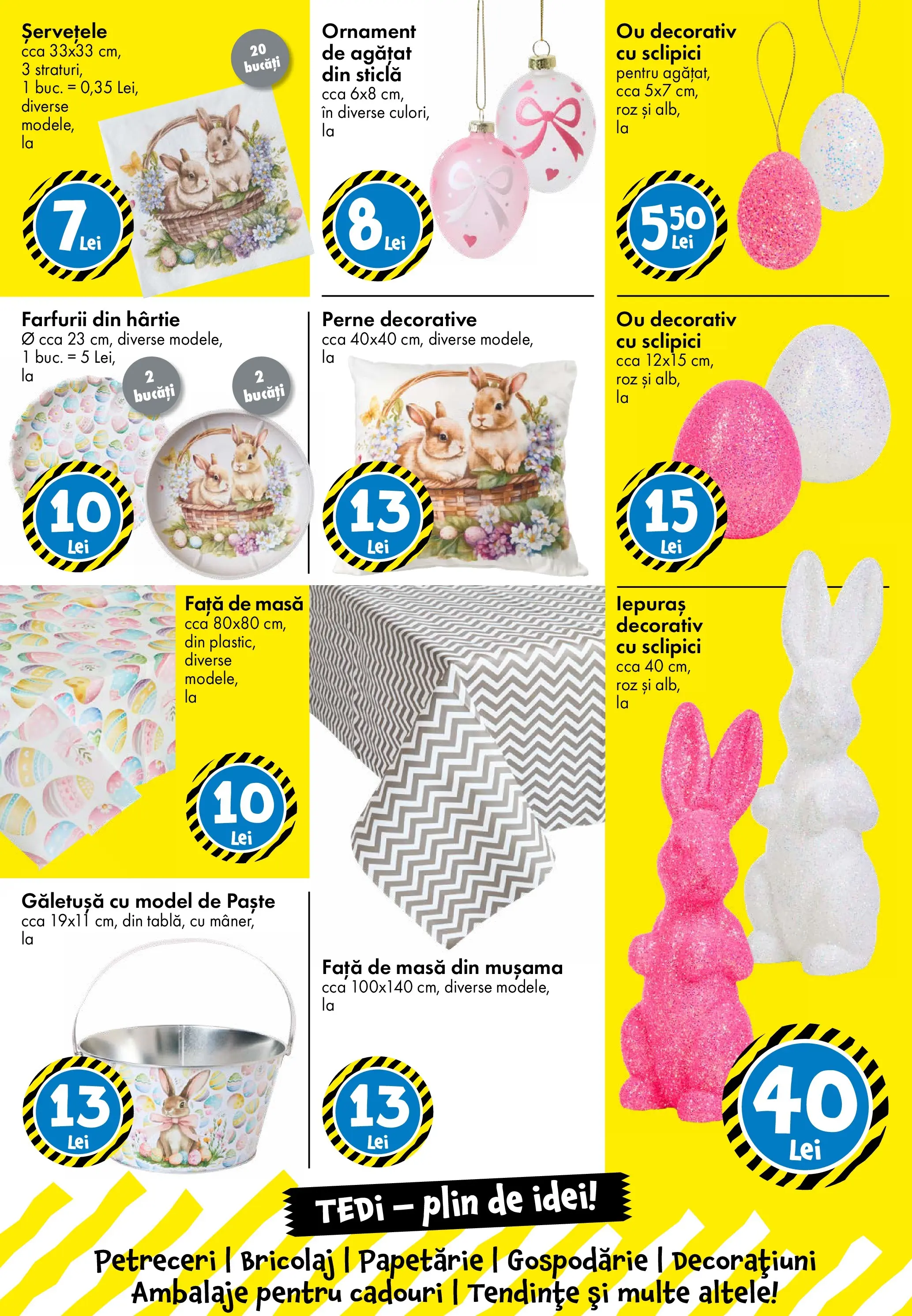 Catalog TEDi 13 - 21 Martie 2026 | Pagina 7 | Produse: Față de masă, Masă, Paste
