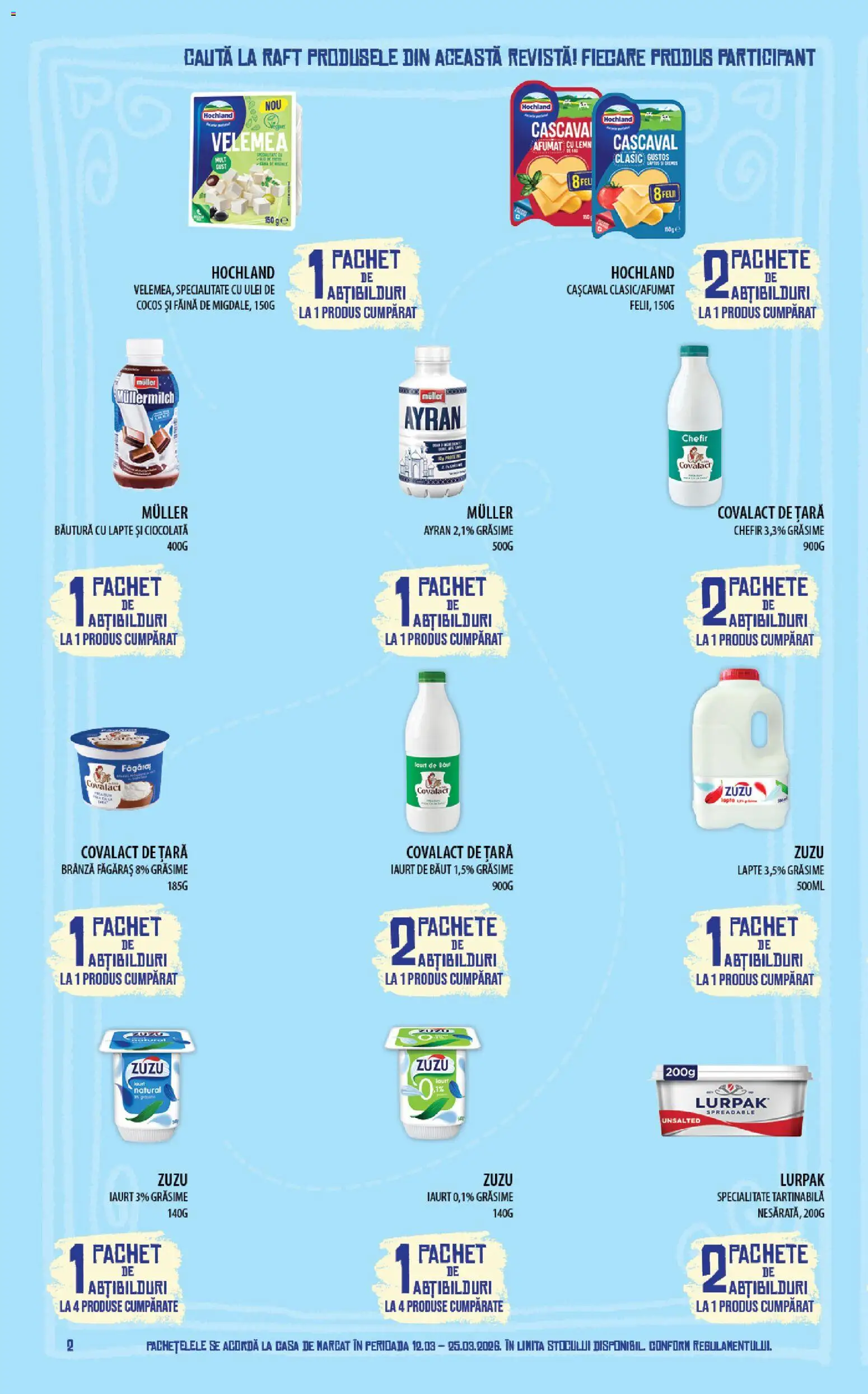 Catalog Mega Image 12 - 24 Martie 2026 | Pagina 2 | Produse: Tırnak makası, Cașcaval, Brânză, Ciocolată