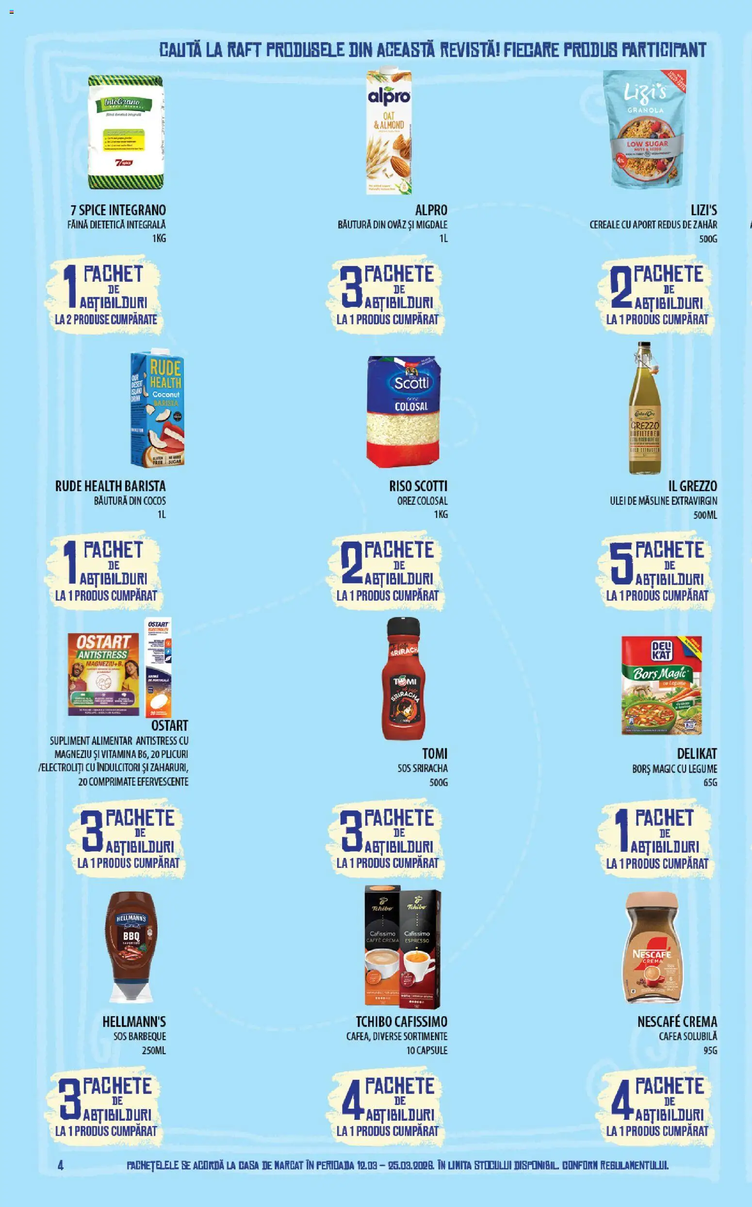 Catalog Mega Image 12 - 24 Martie 2026 | Pagina 4 | Produse: Raft, Măsline, Migdale, Legume