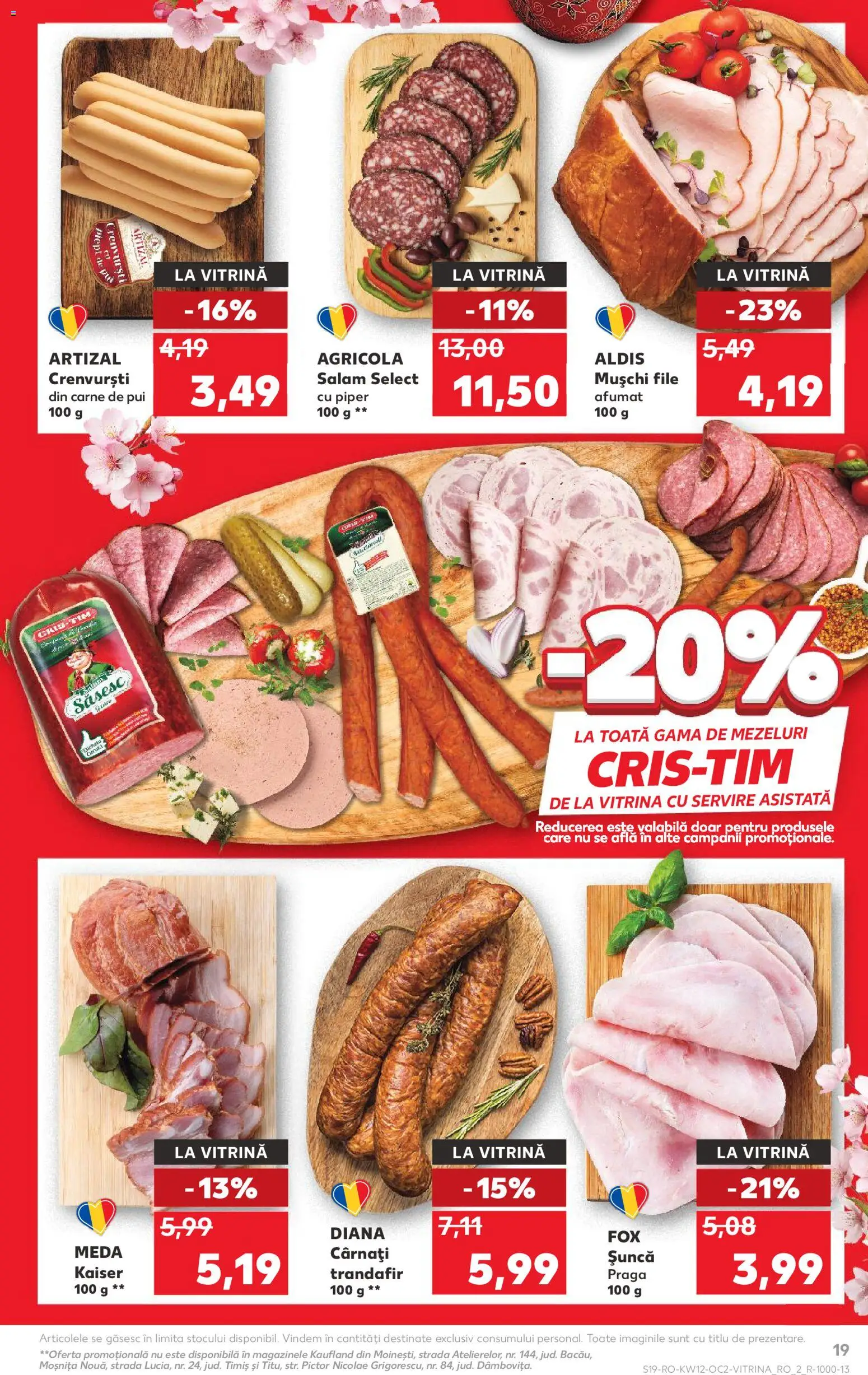 Catalog Kaufland 18 - 23 Martie 2026 | Pagina 19 | Produse: Vitrină, Crenvurști, Piper, Cârnați