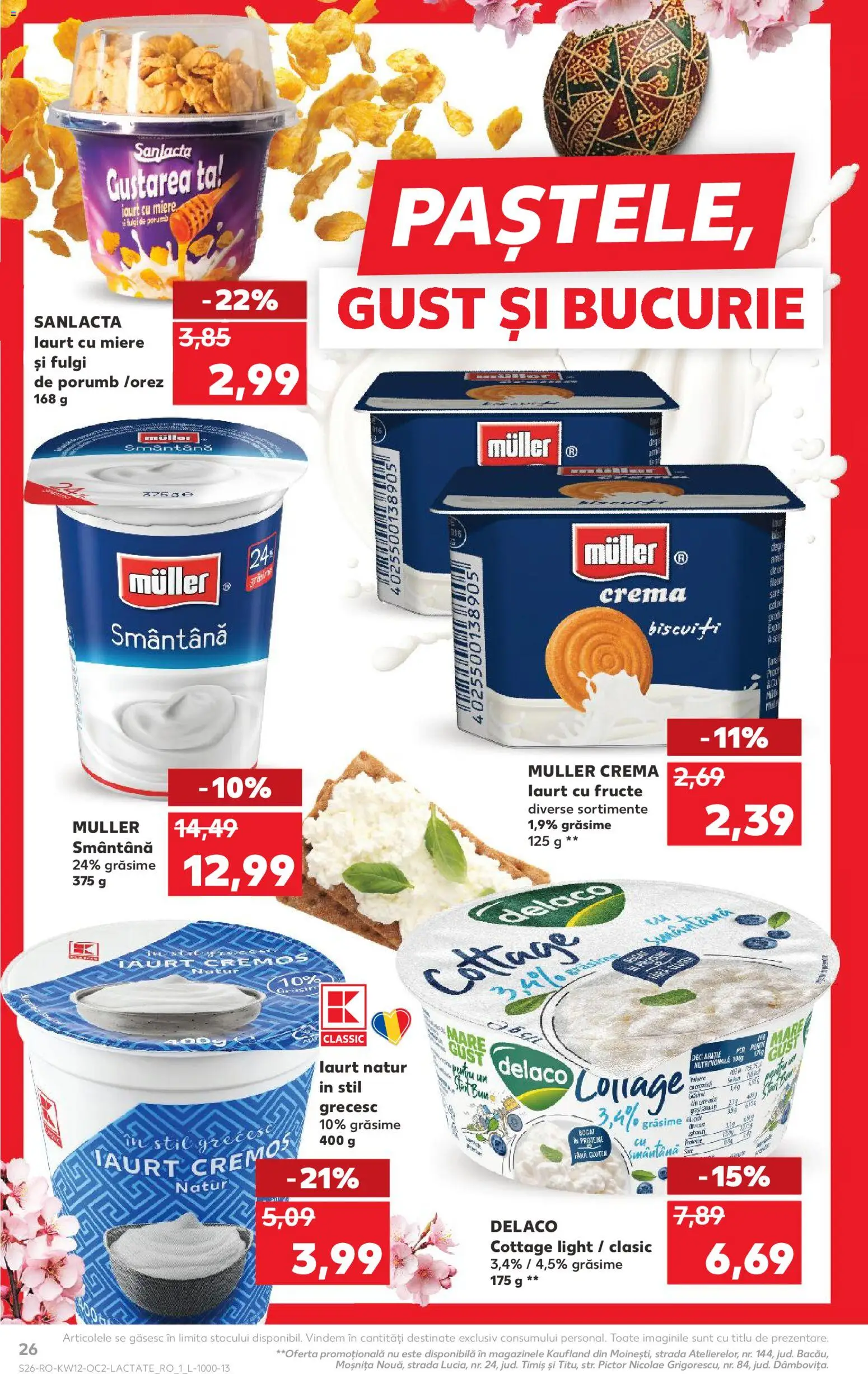 Catalog Kaufland 18 - 23 Martie 2026 | Pagina 26 | Produse: Light Kedi Konservesi, Biscuiți, Porumb, Fructe