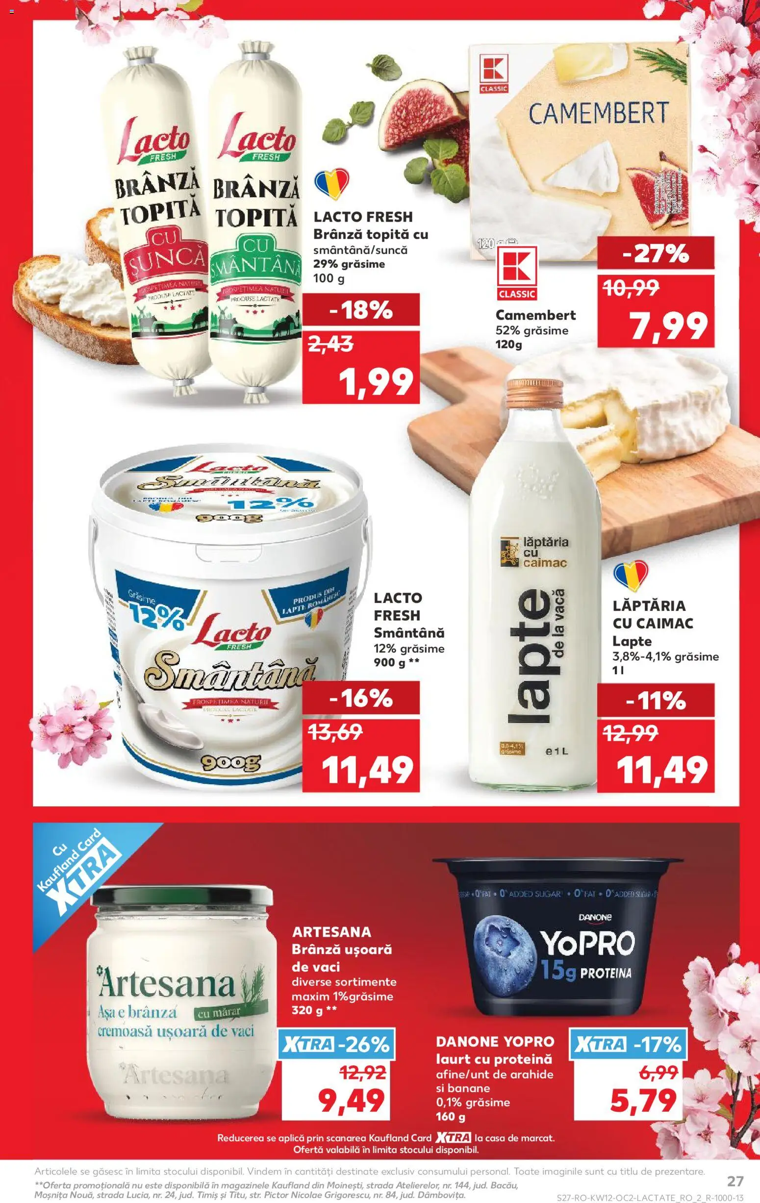Catalog Kaufland 18 - 23 Martie 2026 | Pagina 27 | Produse: Mărar, Brânză, Șuncă, Smântână