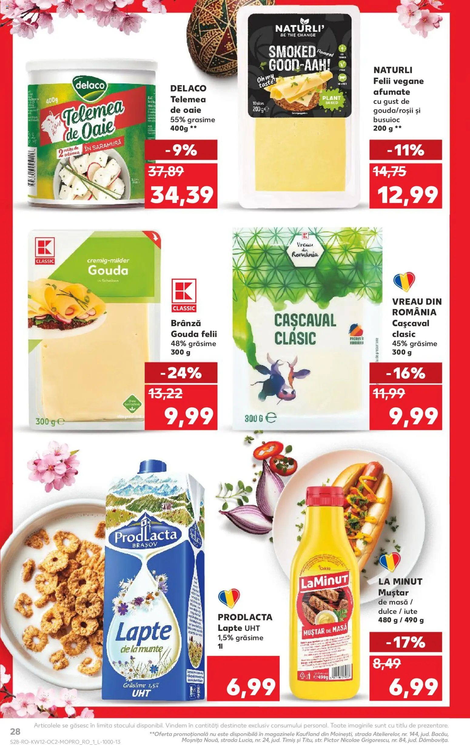 Catalog Kaufland 18 - 23 Martie 2026 | Pagina 28 | Produse: Light Kedi Konservesi, Cașcaval, Lapte, Muștar
