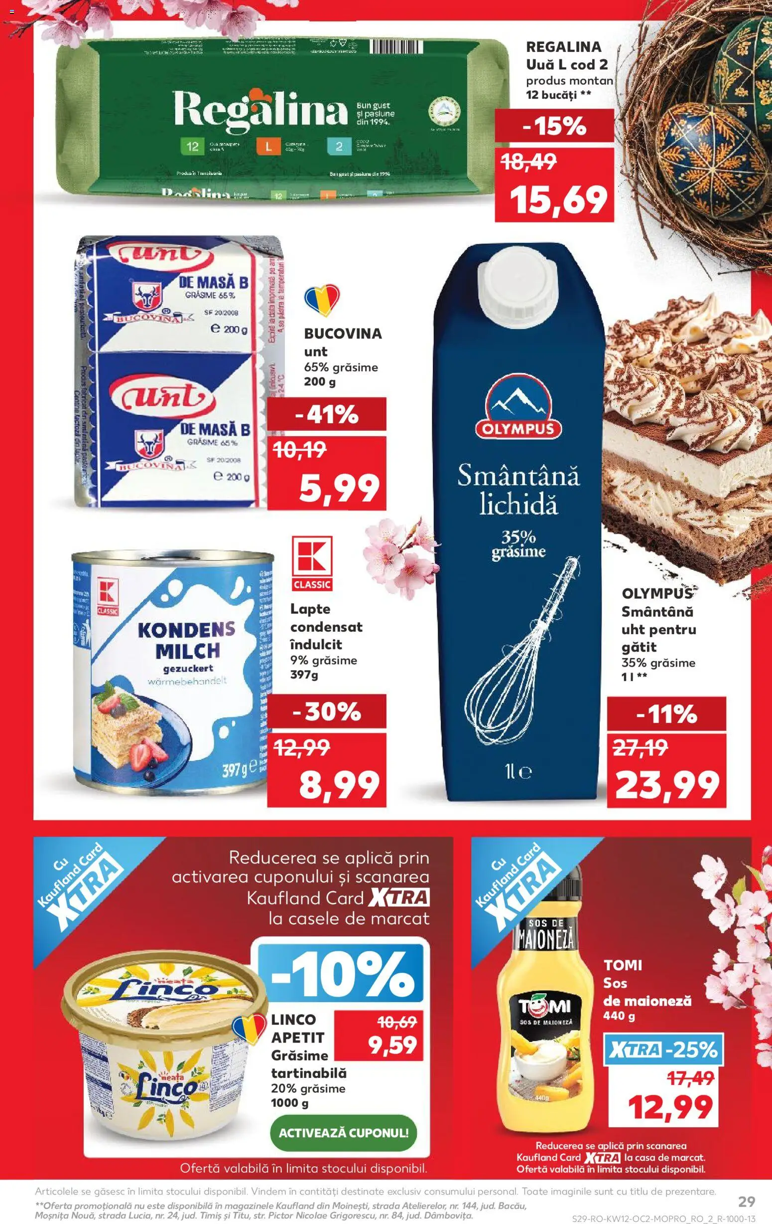 Catalog Kaufland 18 - 23 Martie 2026 | Pagina 29 | Produse: Lapte, Smântână, Maioneză, Sos