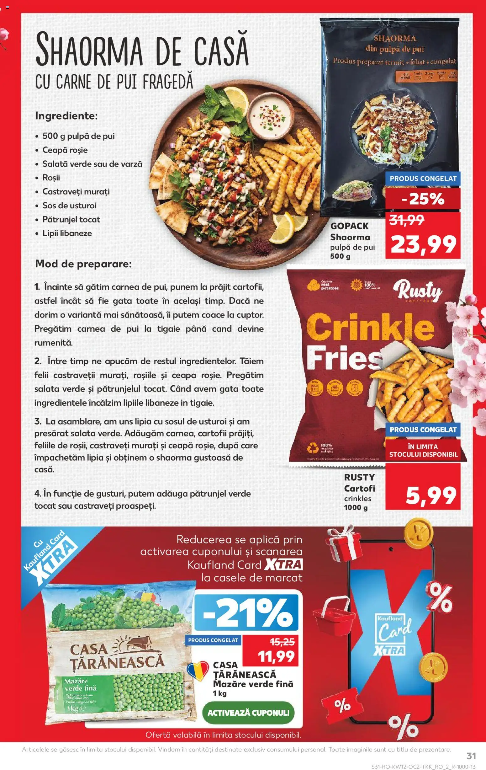 Catalog Kaufland 18 - 23 Martie 2026 | Pagina 31 | Produse: Hacıyatmaz Kedi Oyuncağı, Roșii, Ceapă, Usturoi
