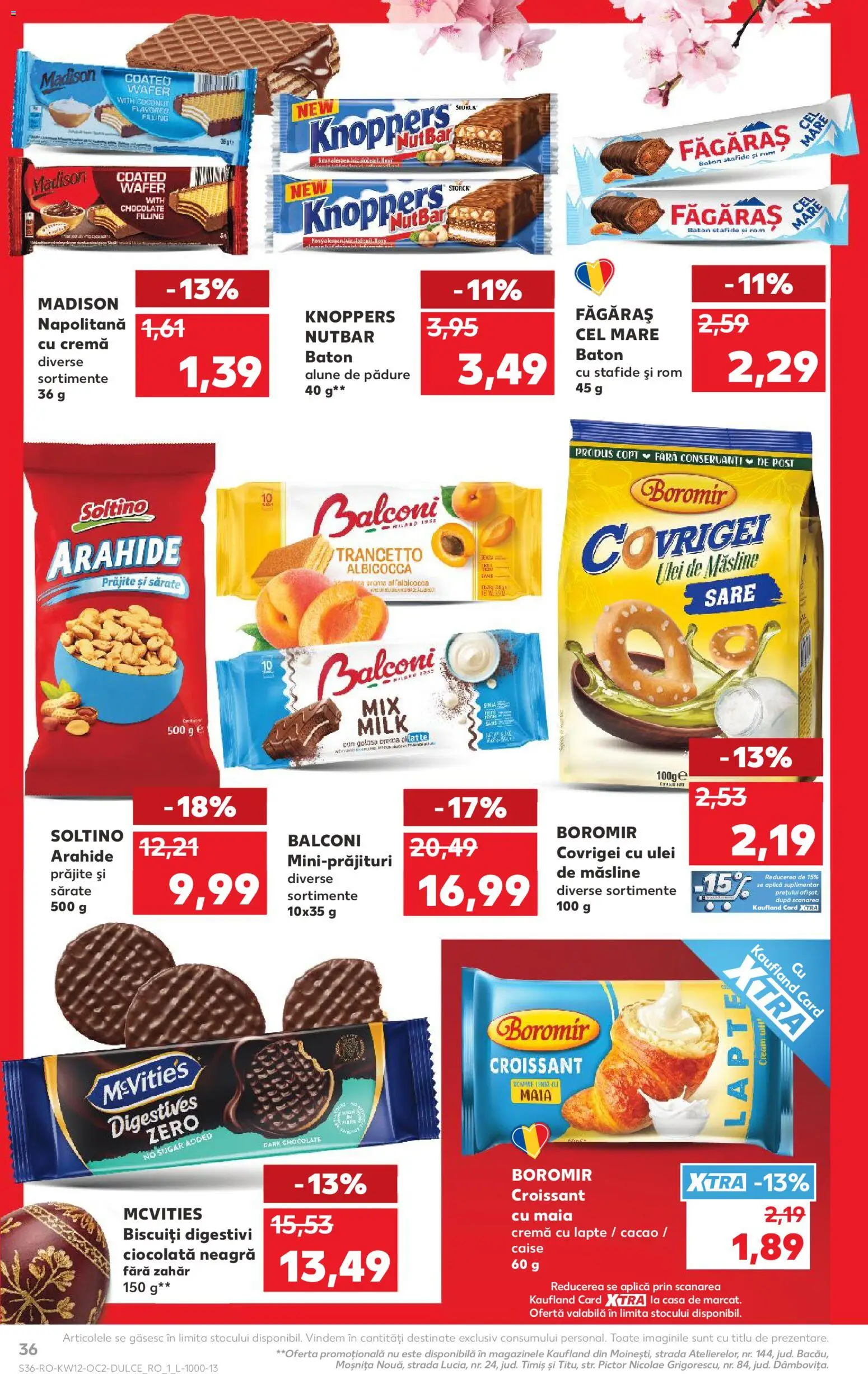 Catalog Kaufland 18 - 23 Martie 2026 | Pagina 36 | Produse: Alune, Ciocolată, Rom, Zahăr