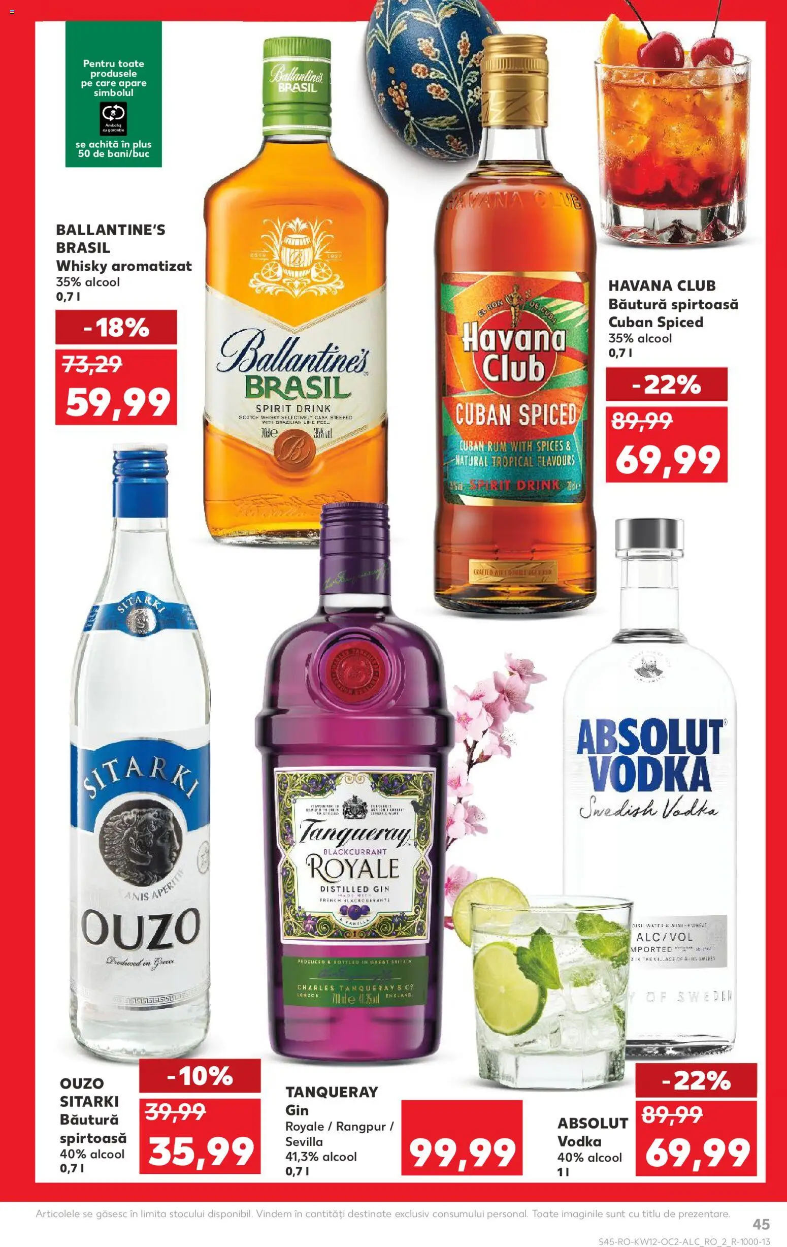 Catalog Kaufland 18 - 23 Martie 2026 | Pagina 45 | Produse: Sită, Gin, Vodka