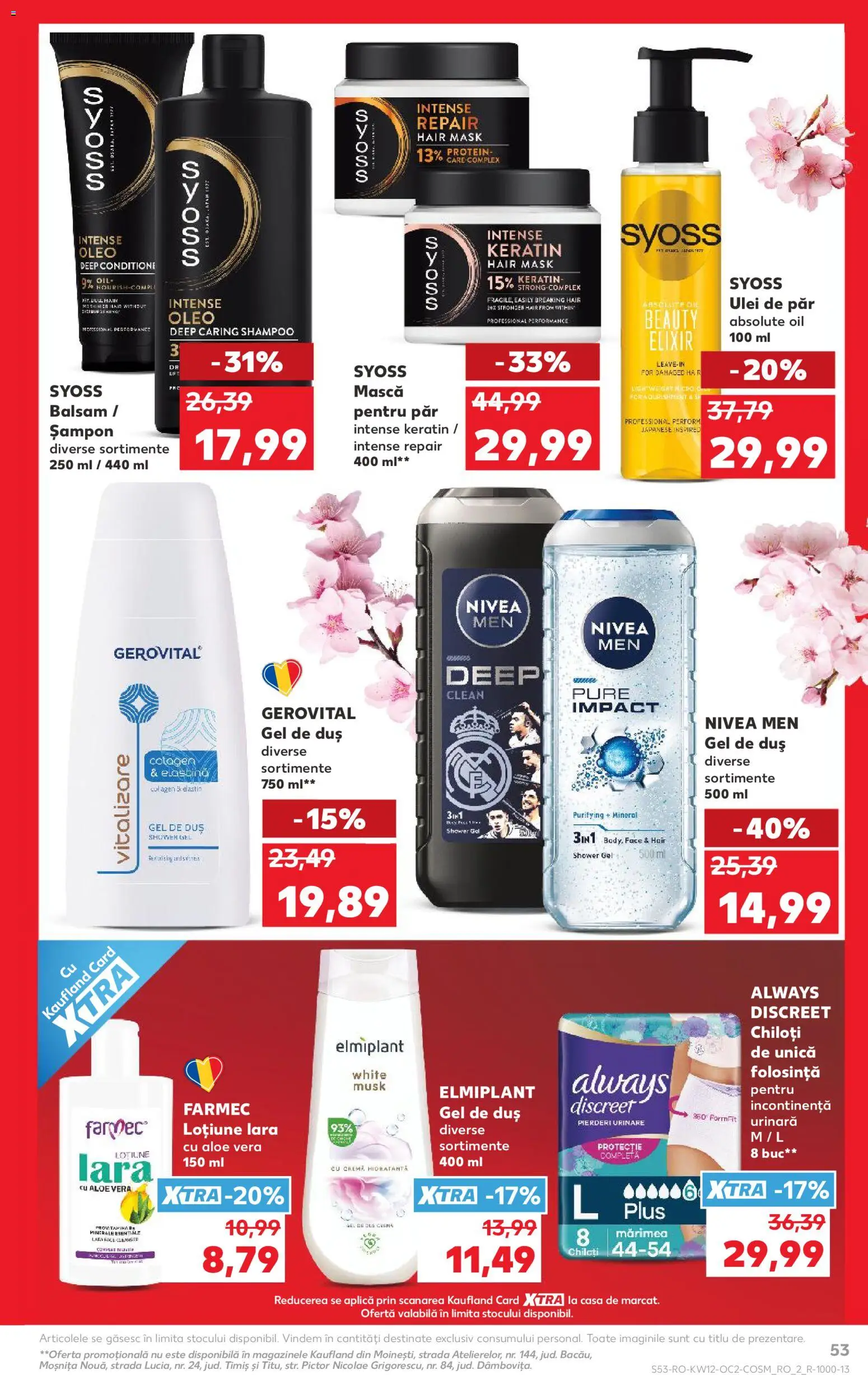 Catalog Kaufland 18 - 23 Martie 2026 | Pagina 53 | Produse: Elixir, Pomelo, Ulei, Gel de duș