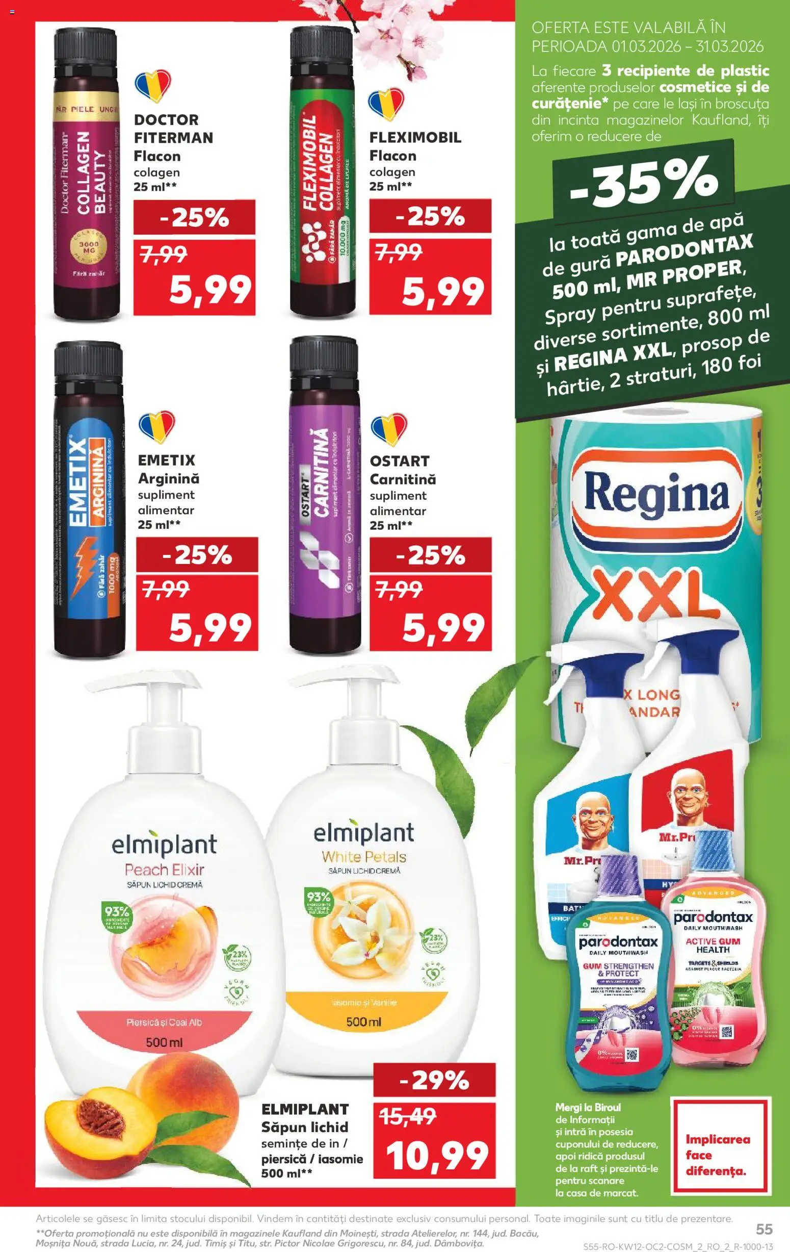 Catalog Kaufland 18 - 23 Martie 2026 | Pagina 55 | Produse: Piersică, Recipiente, Apă, Zahăr