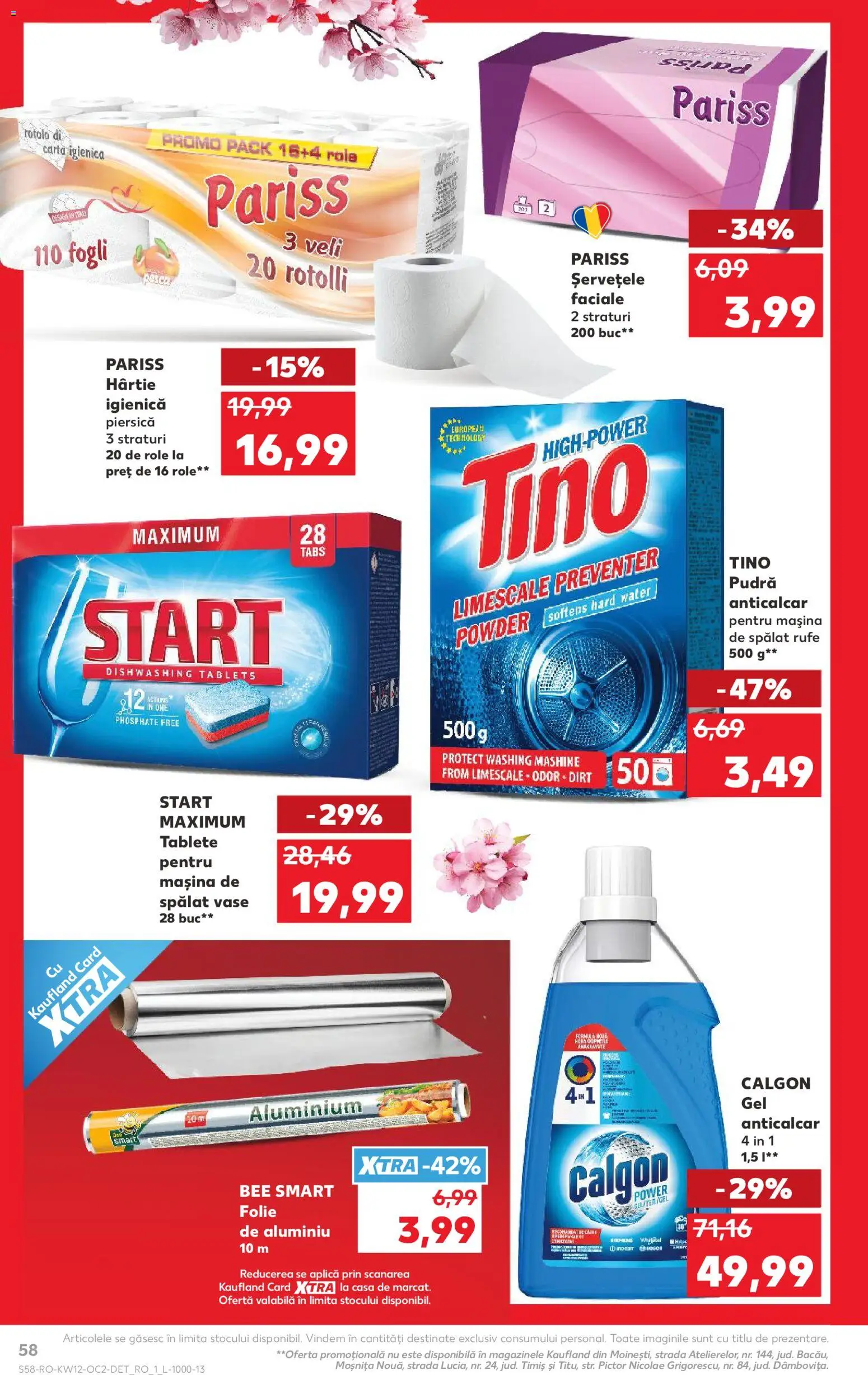 Catalog Kaufland 18 - 23 Martie 2026 | Pagina 58 | Produse: Piersică, Mașină De Spălat, Mașină De Spălat Vase, Role