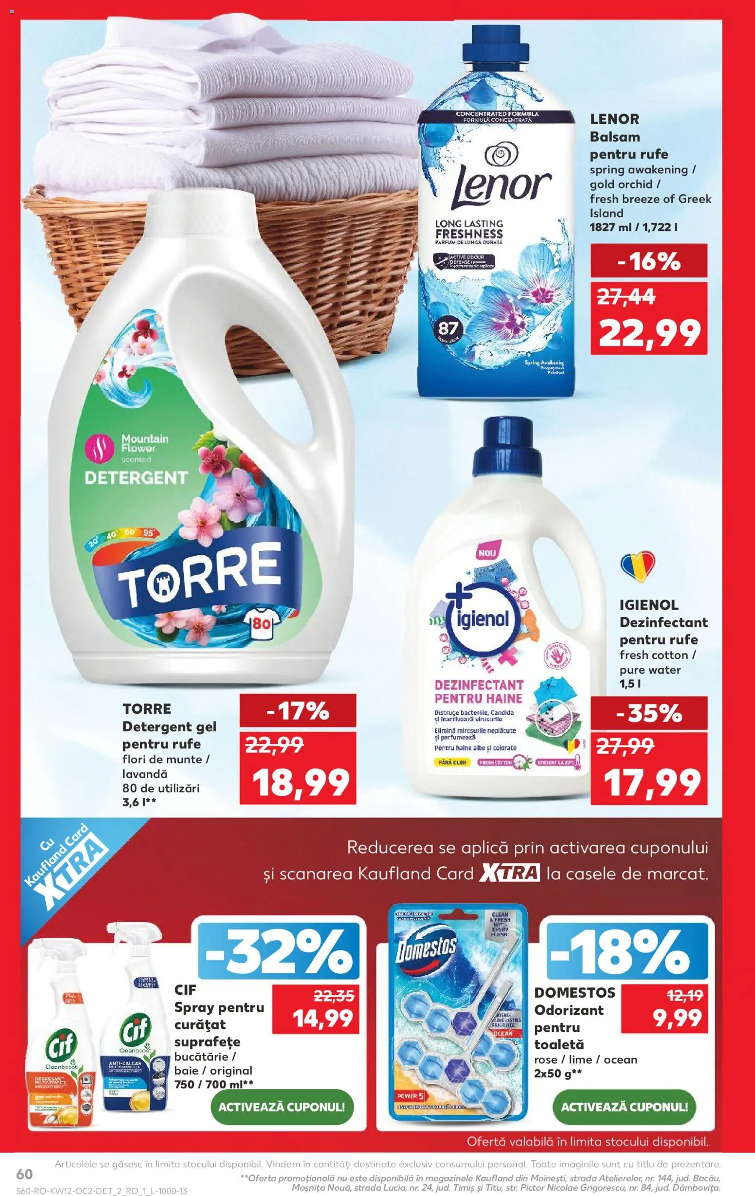 Catalog Kaufland 18 - 23 Martie 2026 | Pagina 60 | Produse: Balsam, Yorgan, Detergent, Haine
