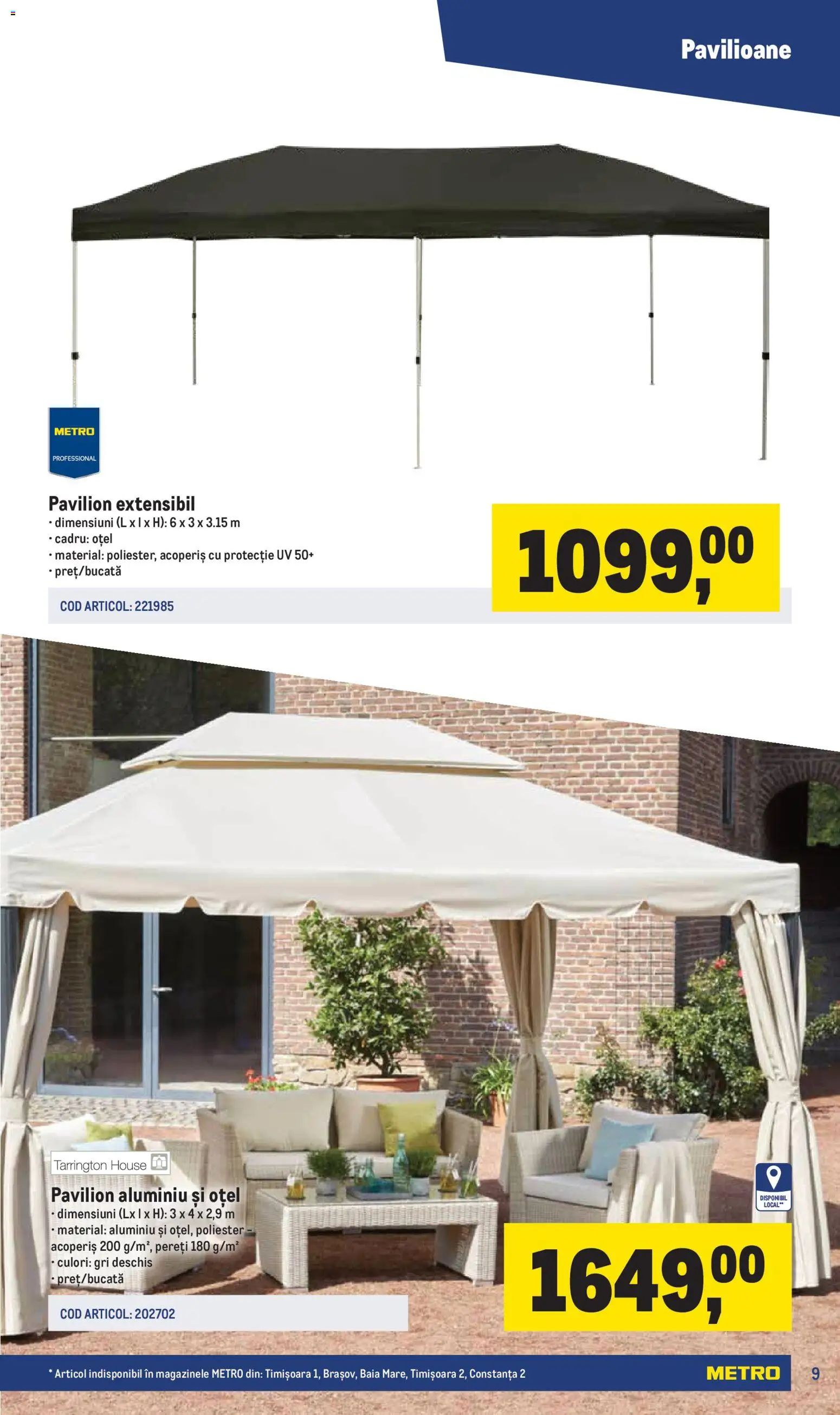 Catalog METRO 16 Martie - 29 Iunie 2026 | Pagina 9 | Produse: Pavilion