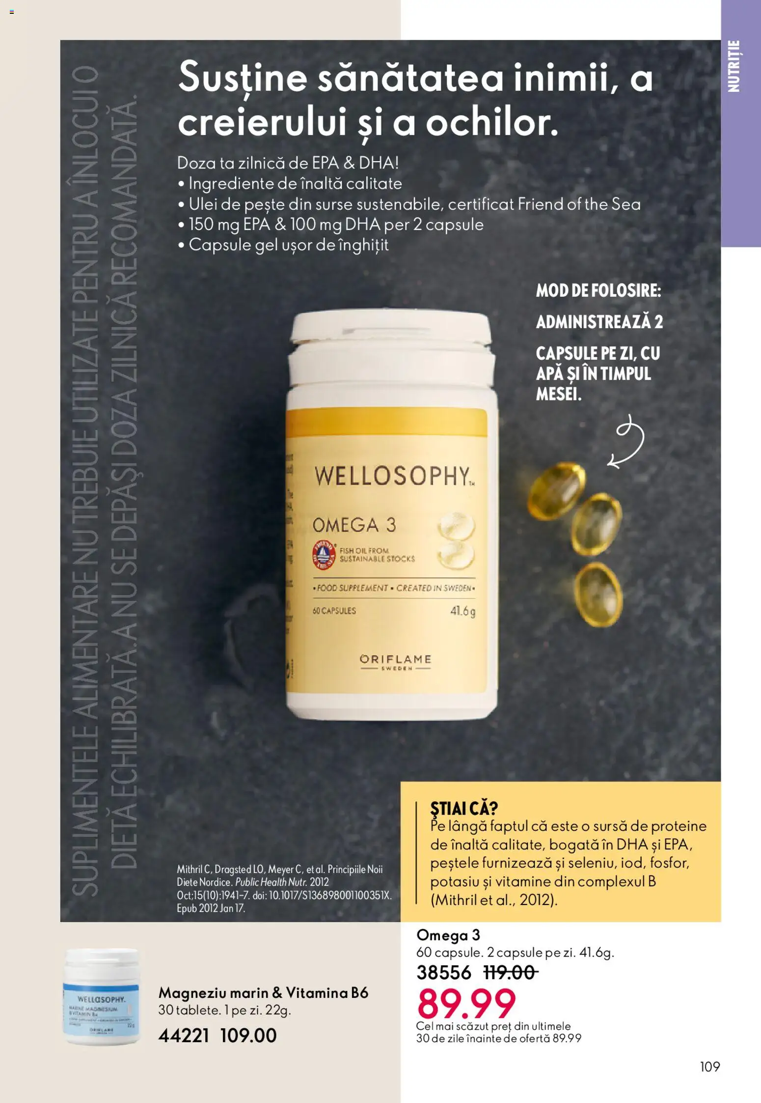 Catalog Oriflame 15 Aprilie - 4 Mai 2026 | Pagina 109 | Produse: Masaüstü kılıfı, Chaussures de ski, Ulei, Apă