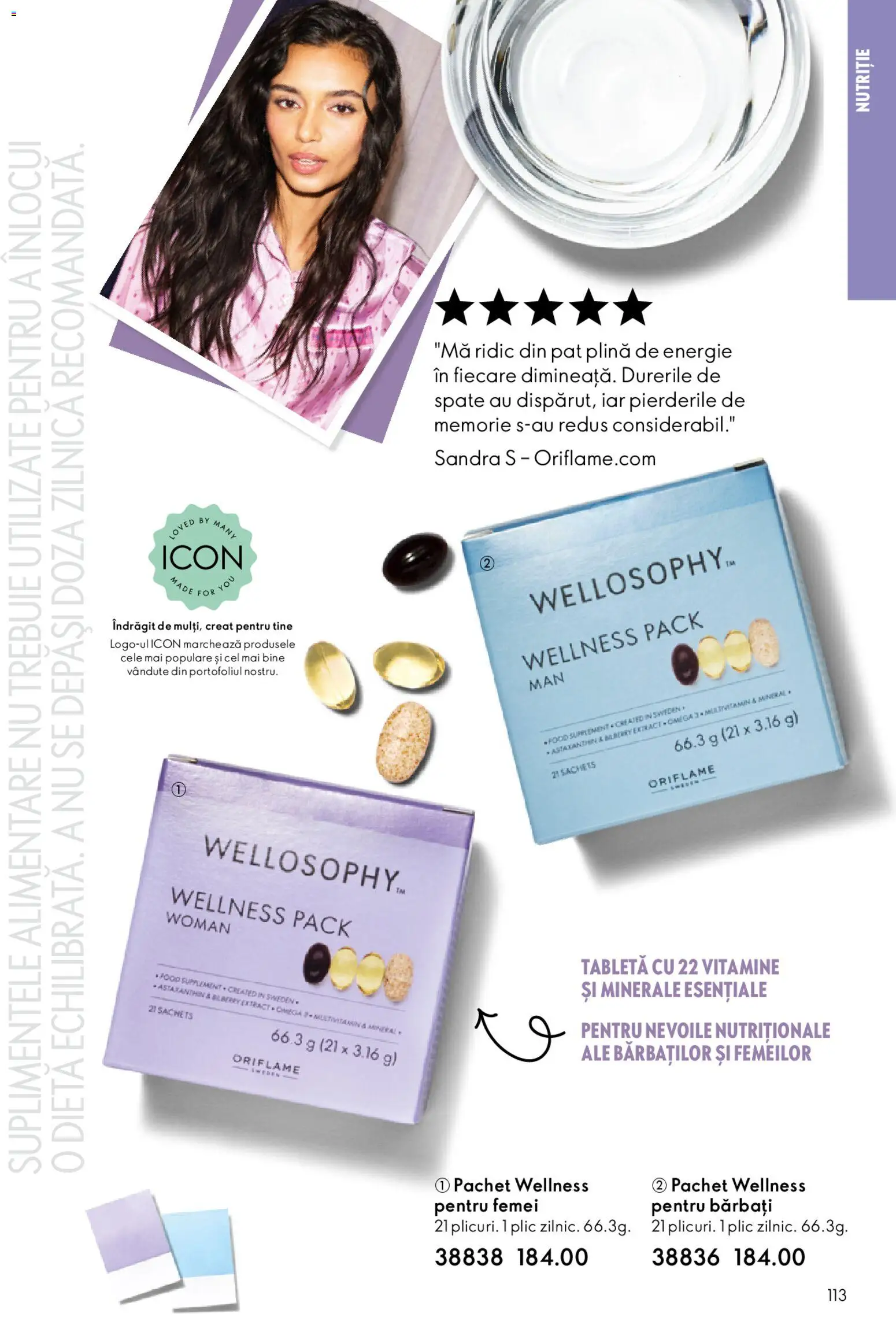 Catalog Oriflame 15 Aprilie - 4 Mai 2026 | Pagina 113 | Produse: Memorie, Tabletă, Pat
