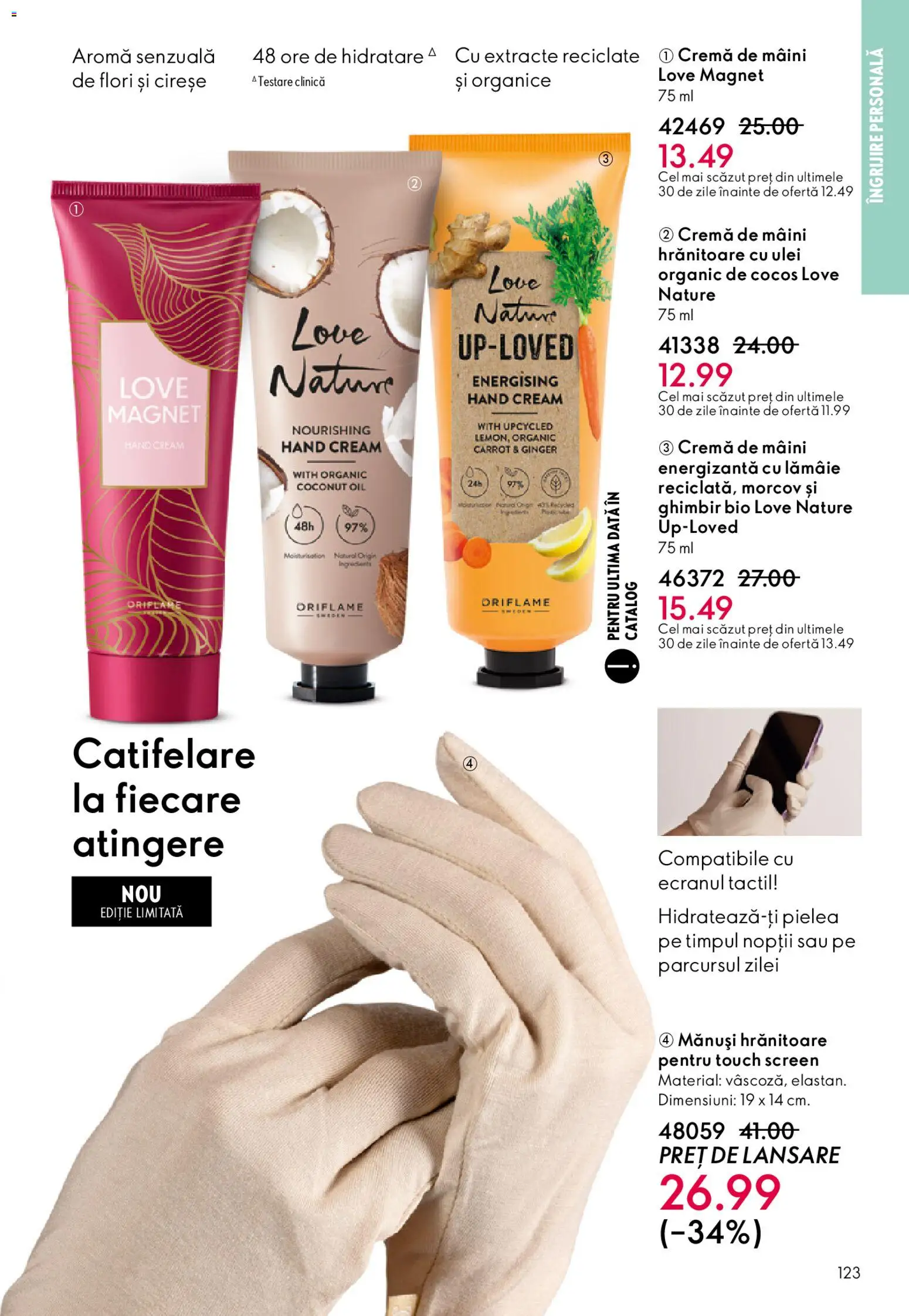 Catalog Oriflame 15 Aprilie - 4 Mai 2026 | Pagina 123 | Produse: Matériel de Street Workout, Cremă, Cremă de mâini, Lămâie