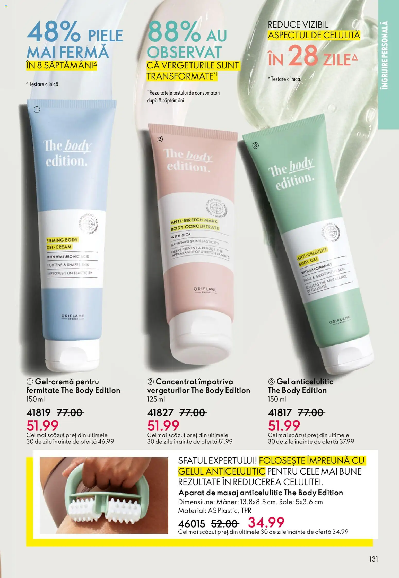 Catalog Oriflame 15 Aprilie - 4 Mai 2026 | Pagina 131 | Produse: Body, Mâner, Role