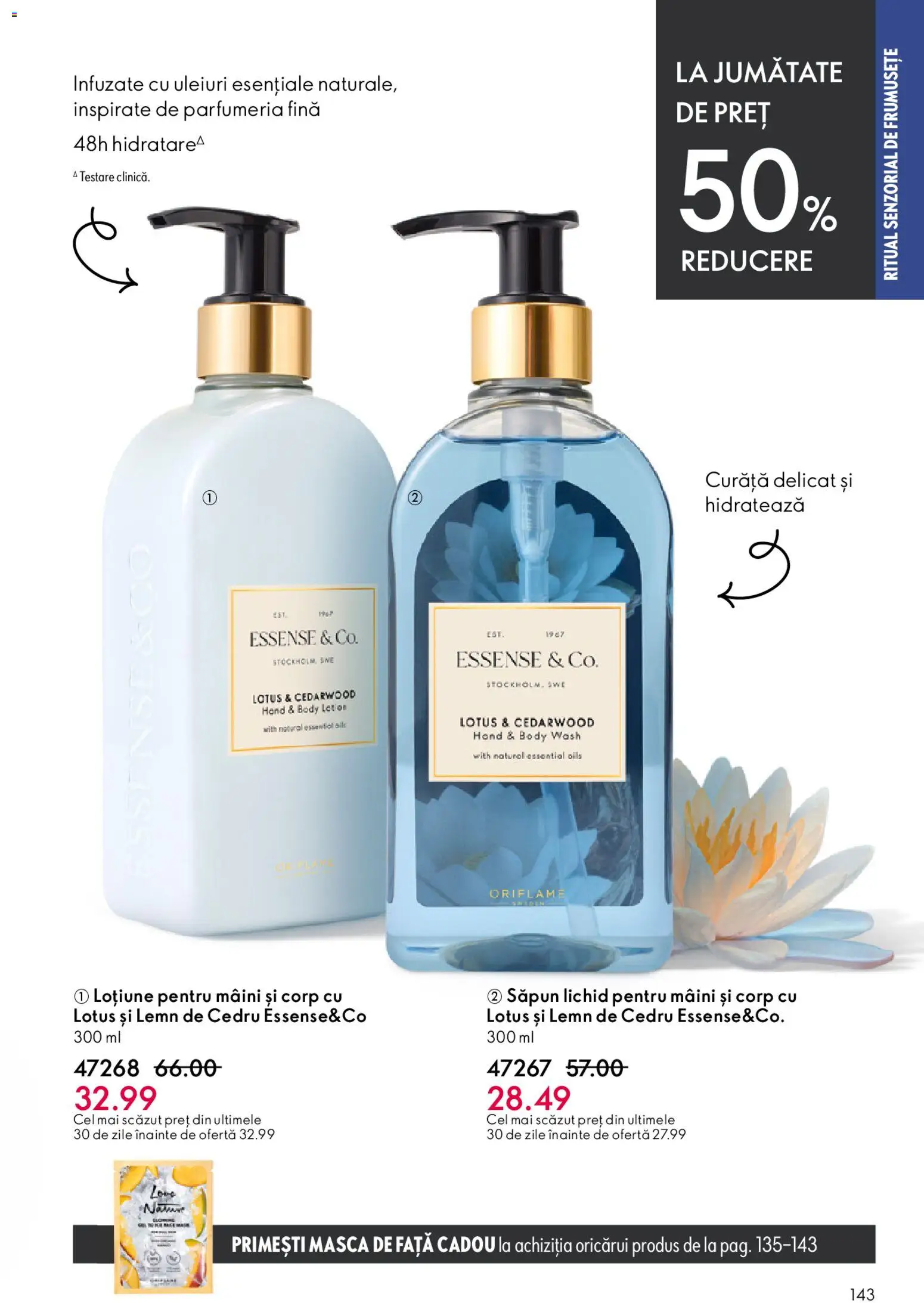 Catalog Oriflame 15 Aprilie - 4 Mai 2026 | Pagina 143 | Produse: Body, Săpun, Săpun lichid