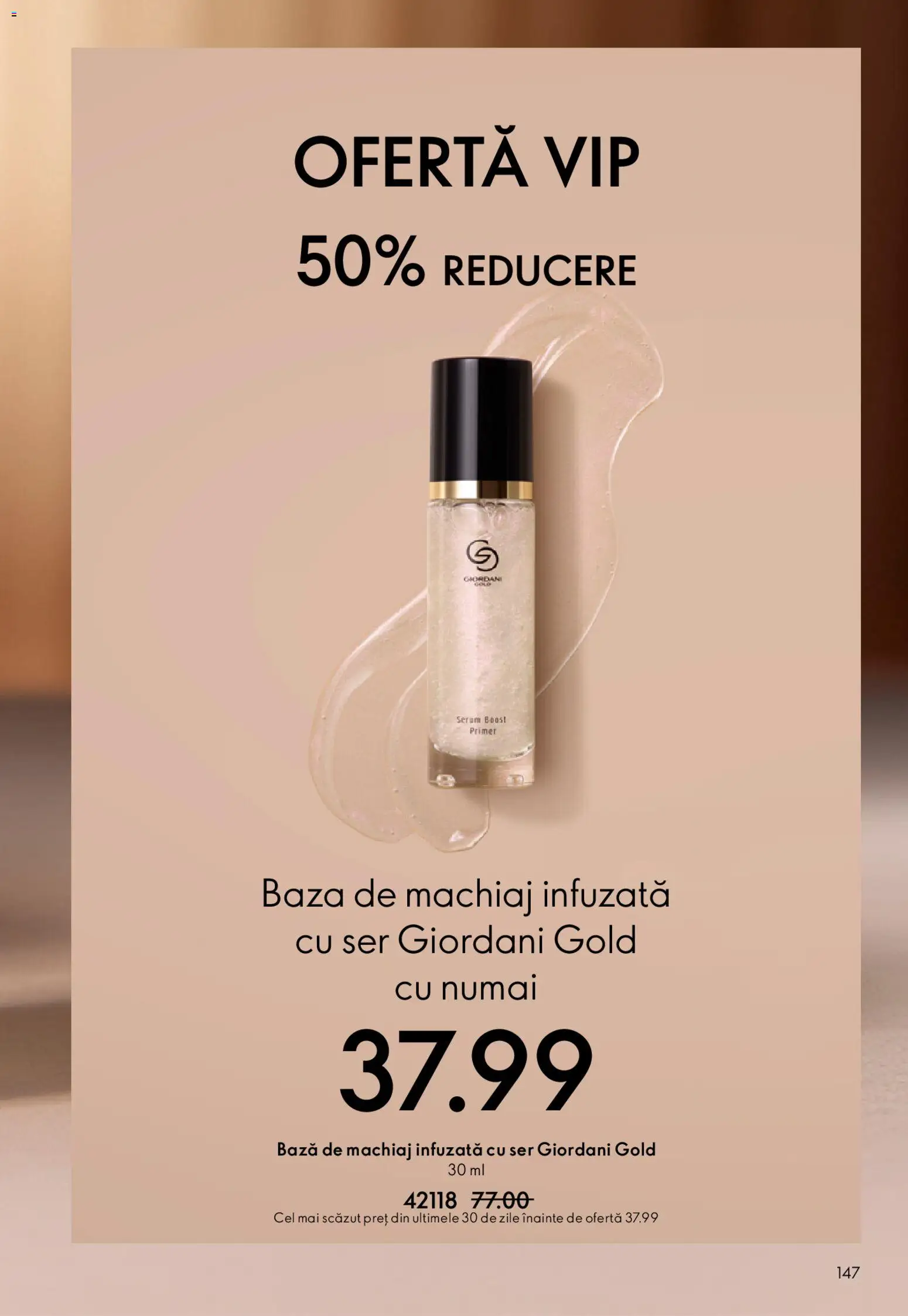 Catalog Oriflame 15 Aprilie - 4 Mai 2026 | Pagina 147 | Produse: Serum, Bază de machiaj, Machiaj