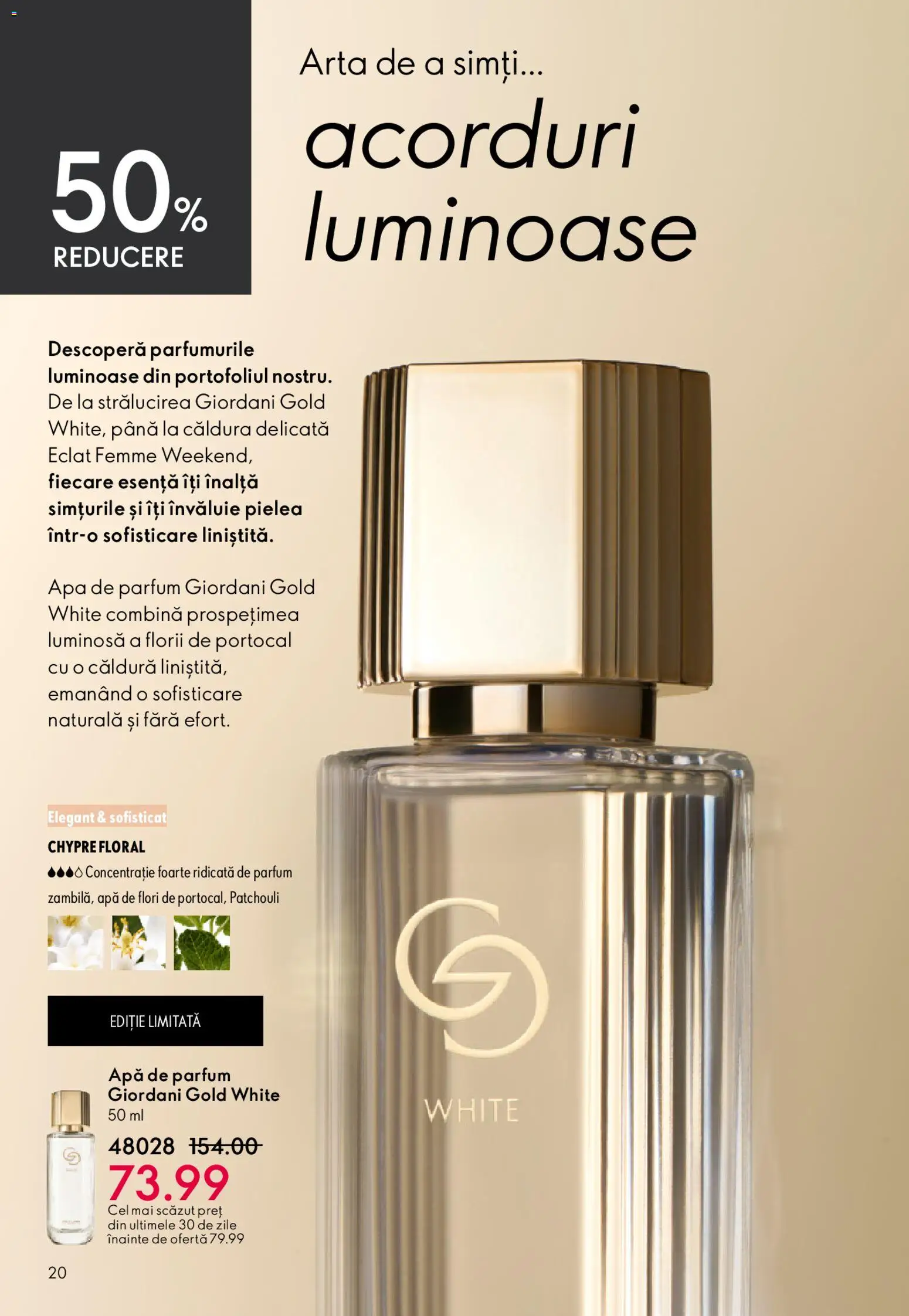 Catalog Oriflame 15 Aprilie - 4 Mai 2026 | Pagina 20 | Produse: Apă de parfum, Parfum, Apă