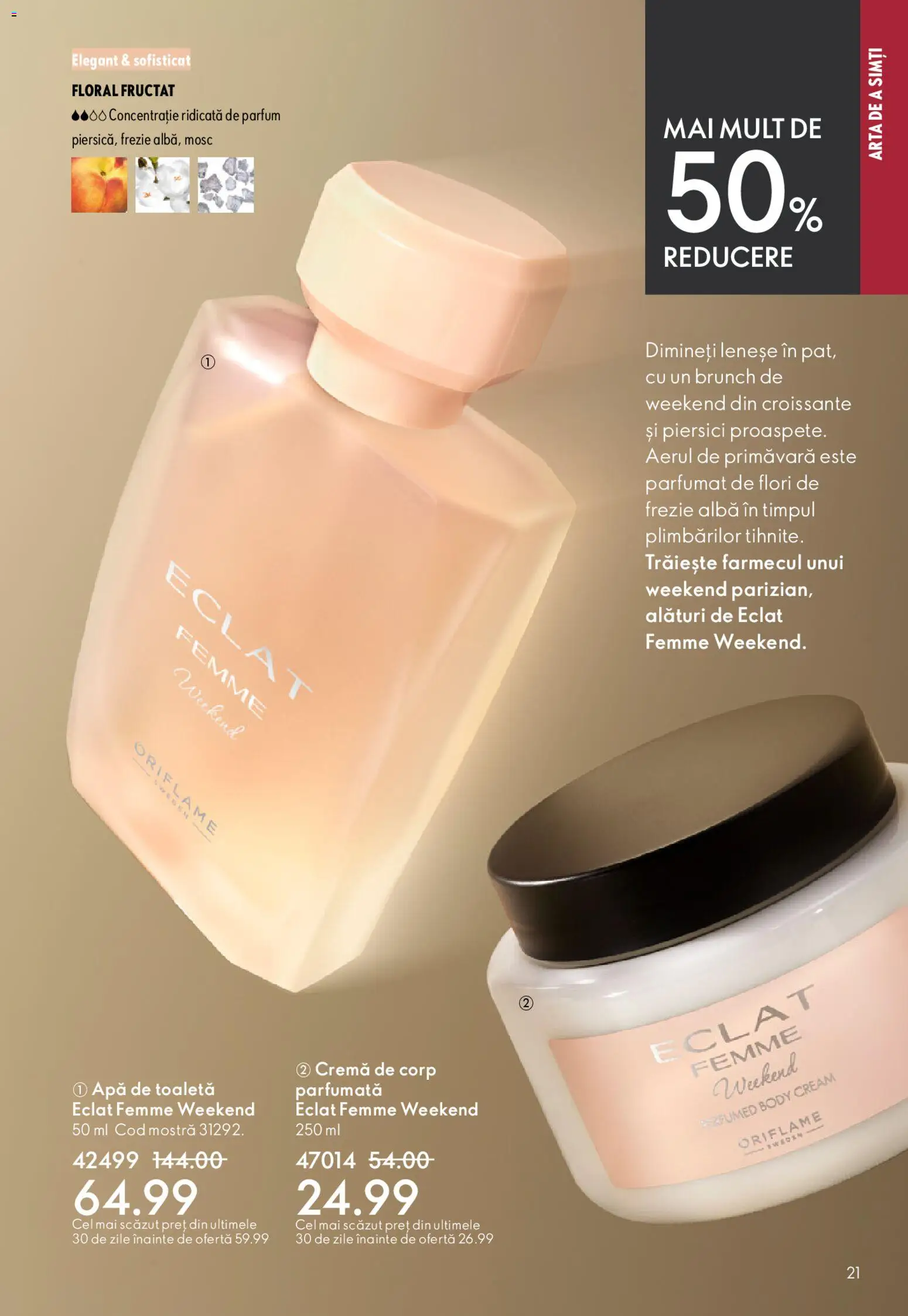 Catalog Oriflame 15 Aprilie - 4 Mai 2026 | Pagina 21 | Produse: Parfum, Apă de toaletă, Cremă, Cremă de corp