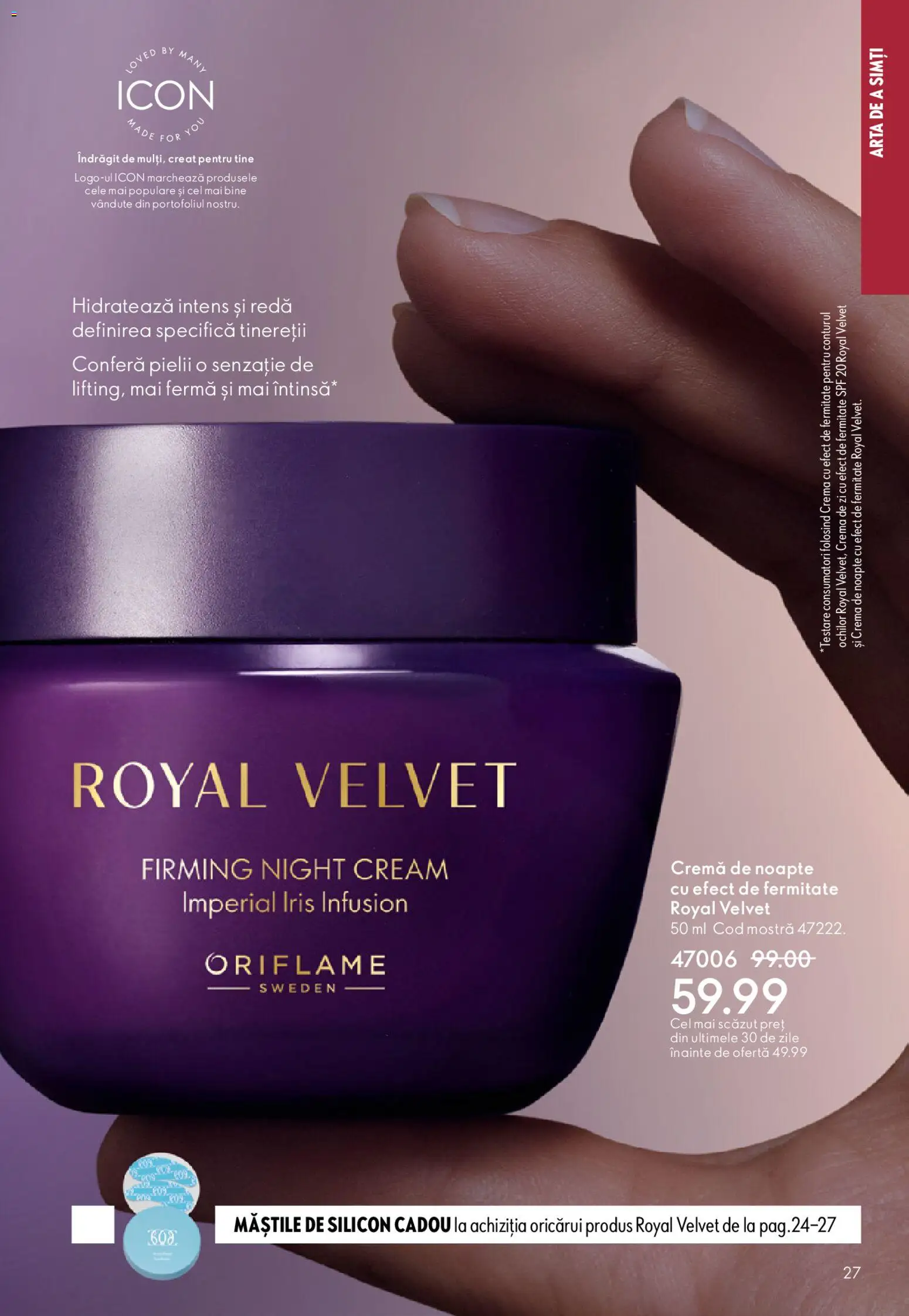 Catalog Oriflame 15 Aprilie - 4 Mai 2026 | Pagina 27 | Produse: Cremă de zi, Cremă de noapte, Cremă