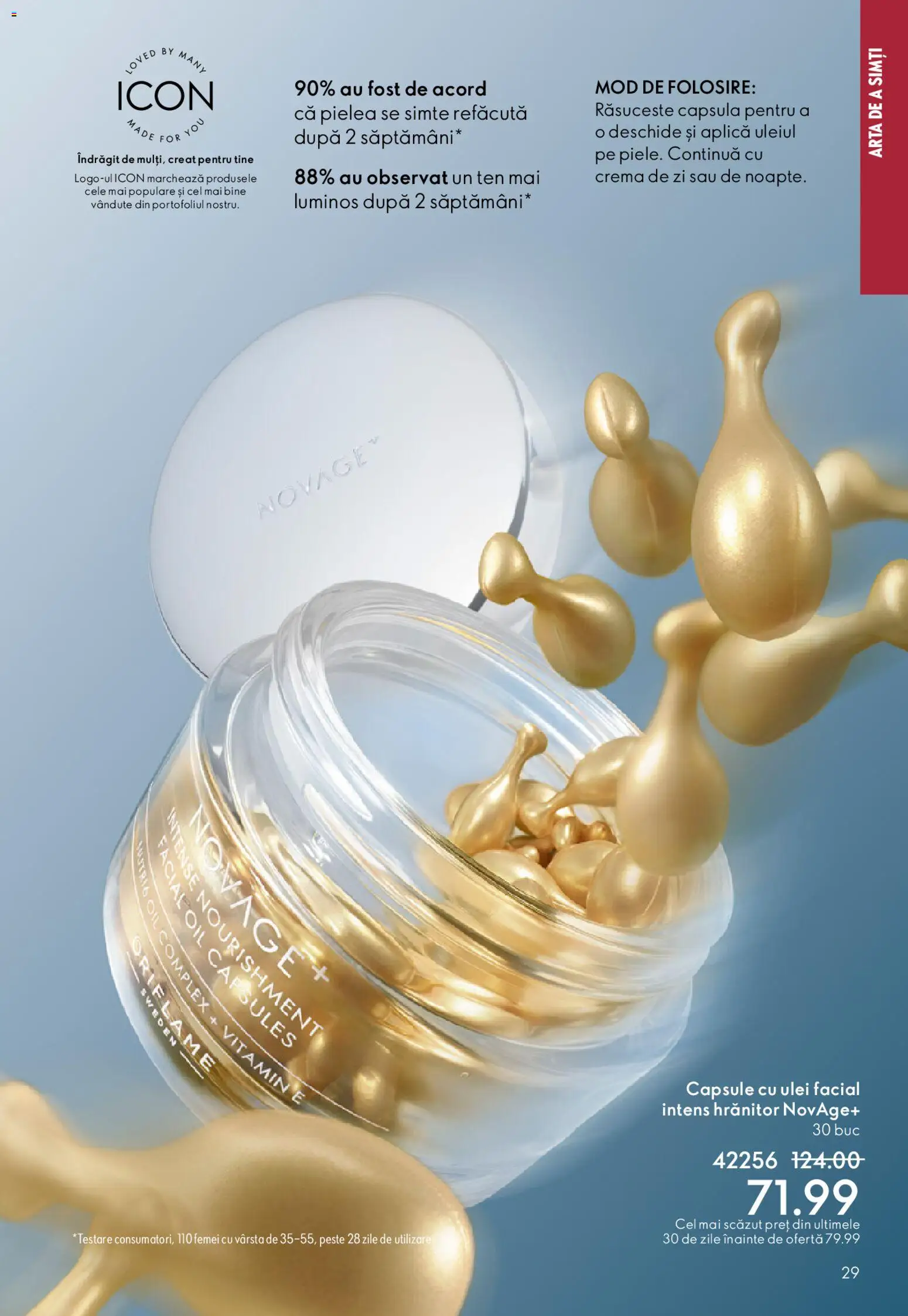 Catalog Oriflame 15 Aprilie - 4 Mai 2026 | Pagina 29 | Produse: Capsule cu ulei, Cremă de zi, Cremă, Ulei