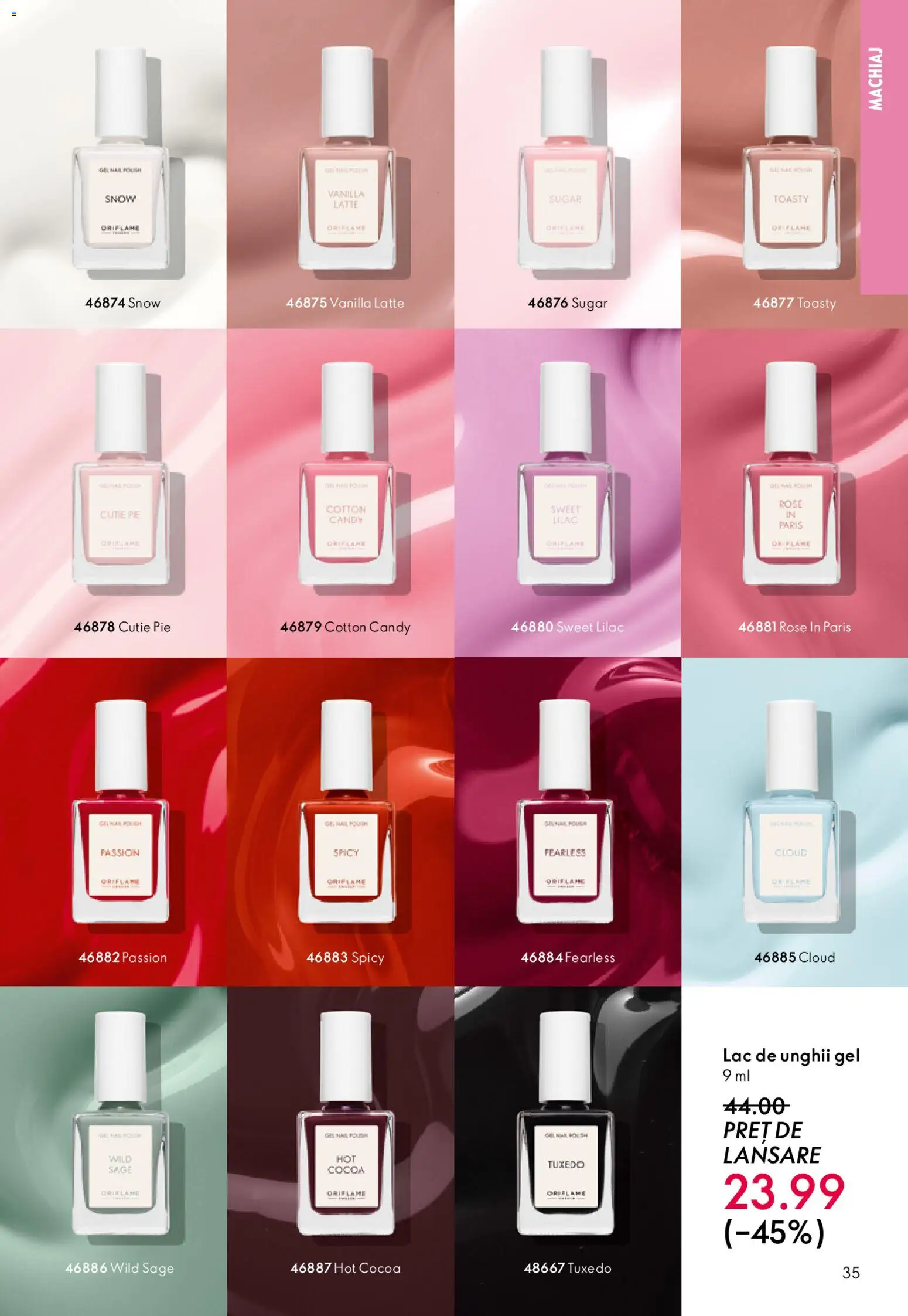 Catalog Oriflame 15 Aprilie - 4 Mai 2026 | Pagina 35 | Produse: Cutie, Machiaj, Lac de unghii