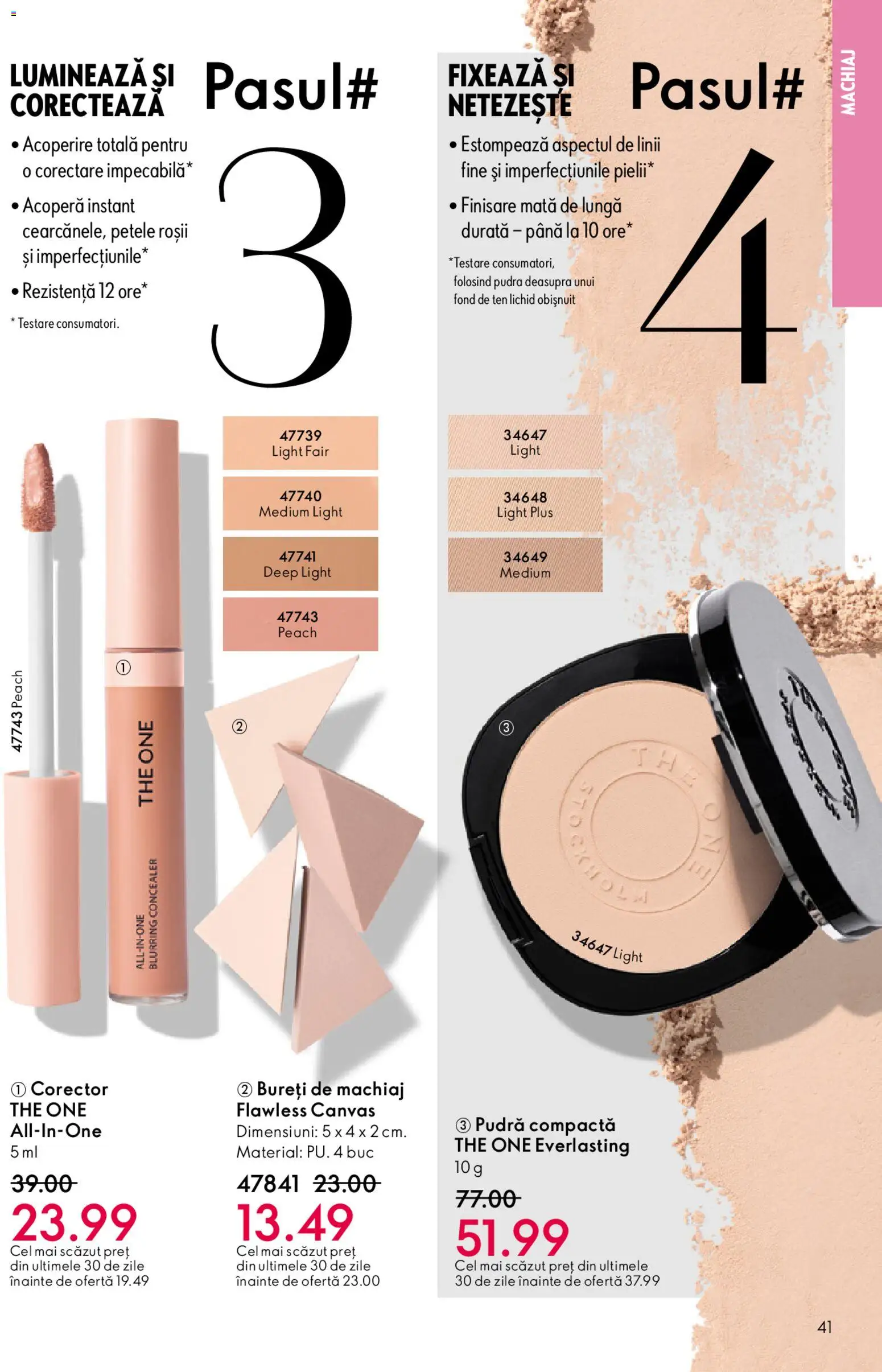Catalog Oriflame 15 Aprilie - 4 Mai 2026 | Pagina 41 | Produse: Fond de ten, Machiaj, Pudră, Roșii